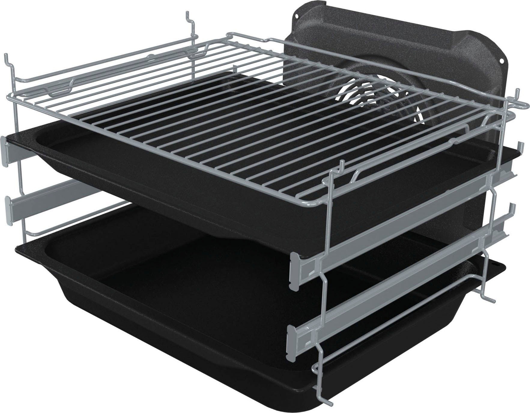 GORENJE Induktions-Standherd »GEIT5C60BPG«, mit 2-fach-Teleskopauszug, Aqua Clean