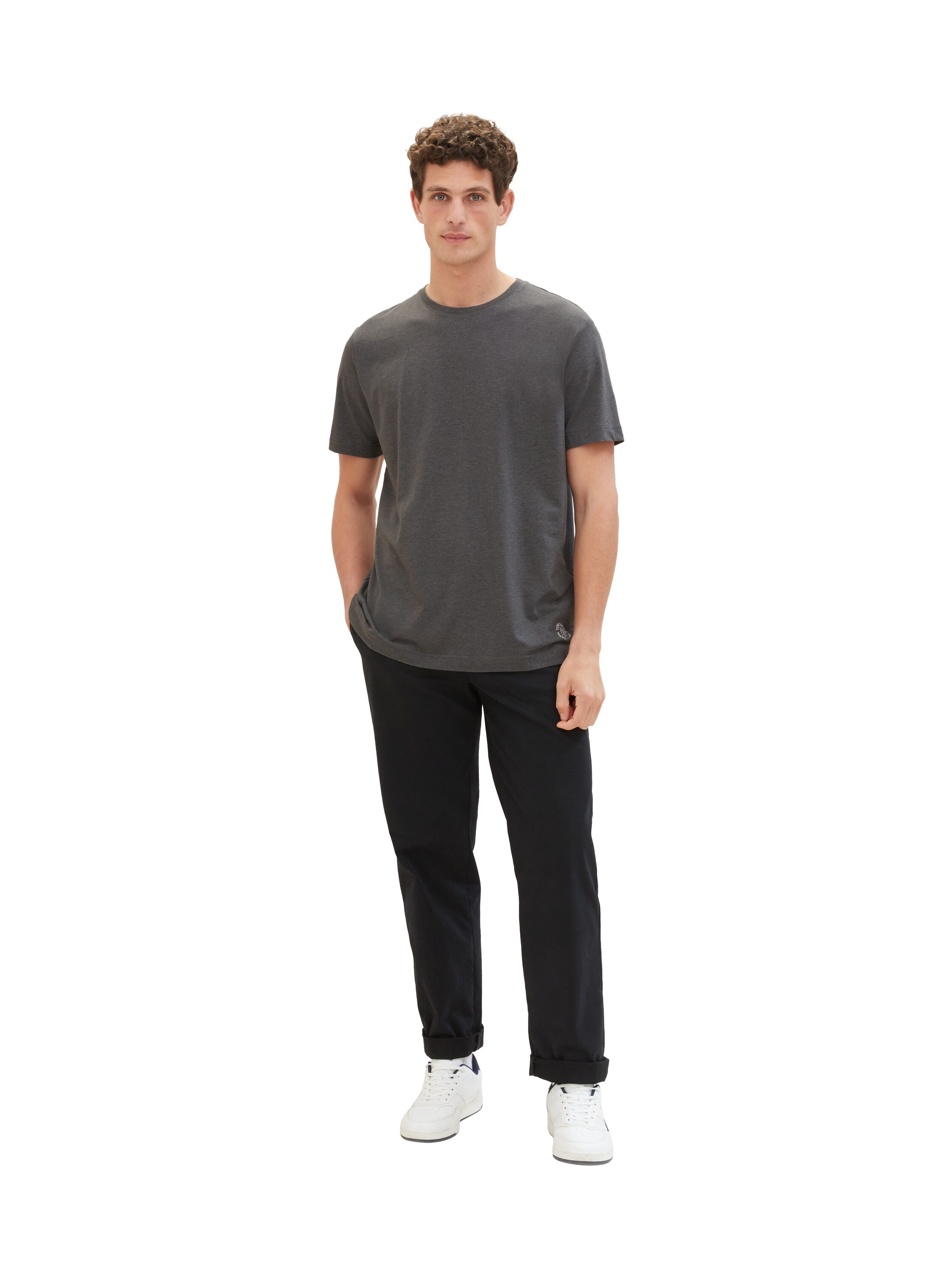 TOM TAILOR Kurzarmshirt, (Packung, 2 tlg.), mit Logo-Print