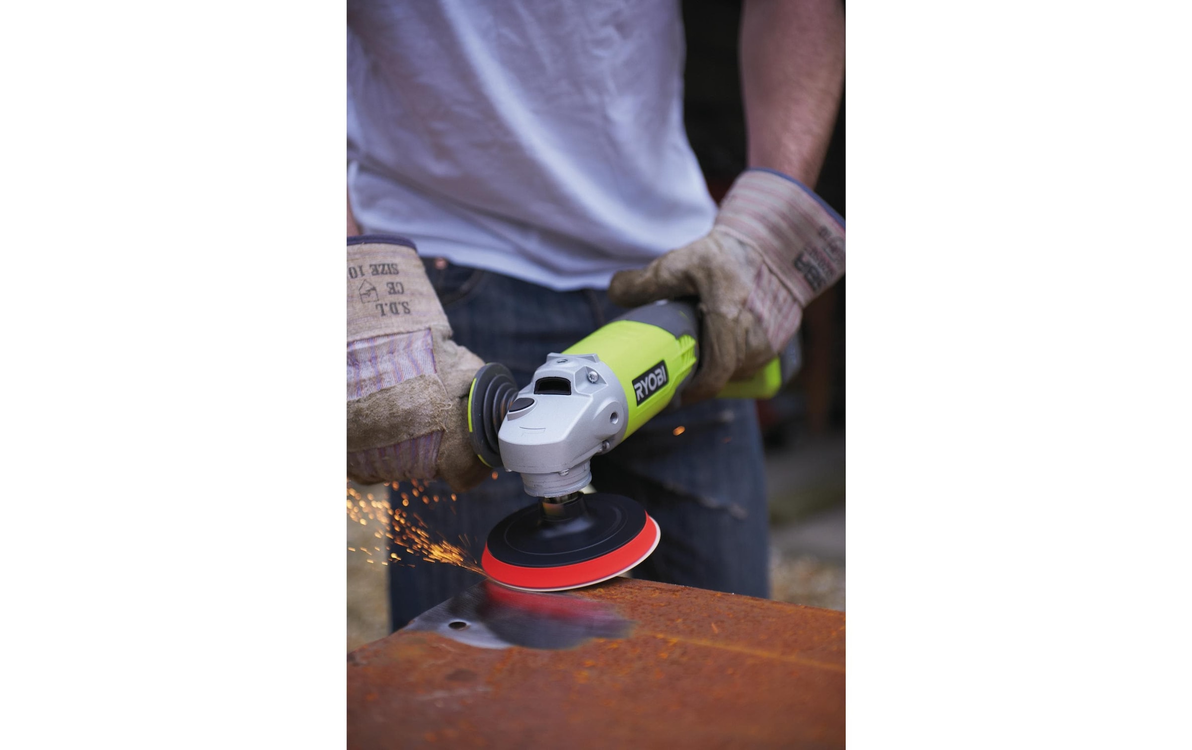 RYOBI Akku-Winkelschleifer »RYOBI R180AG-0, Solo, Ø 115 mm«