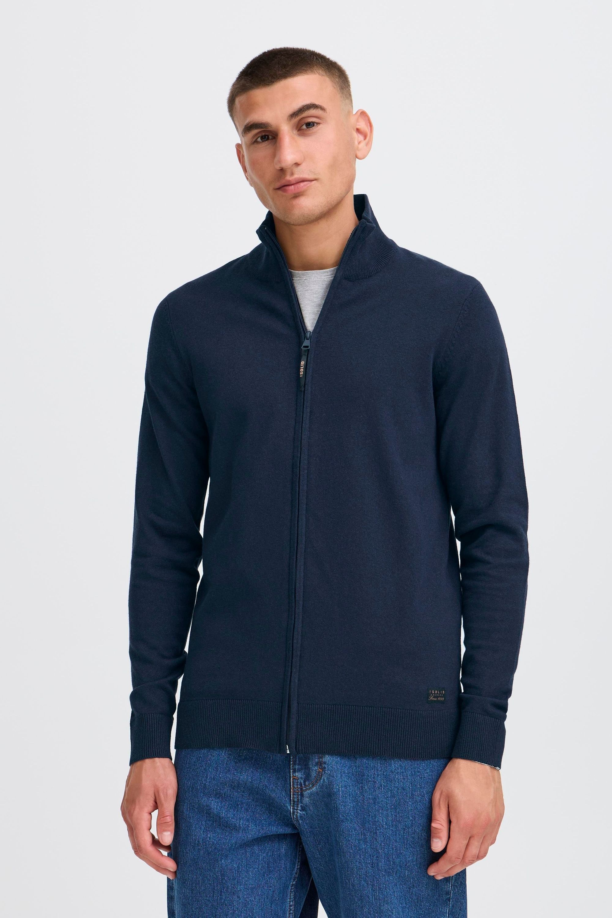 !solid SDAkalas Knit Cardigan Blue S 2