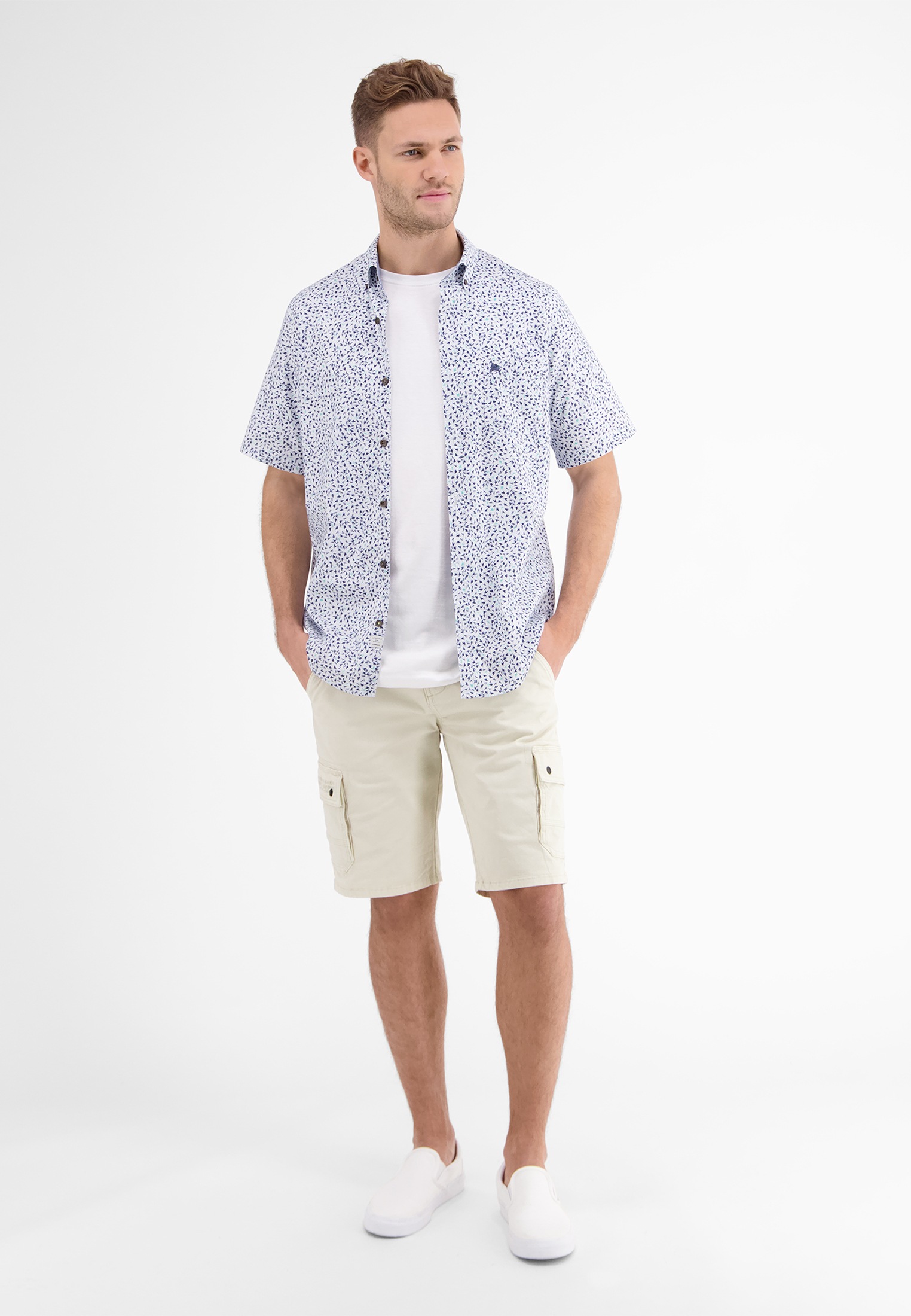 LERROS Kurzarmhemd »LERROS Halbarmhemd mit AOP«