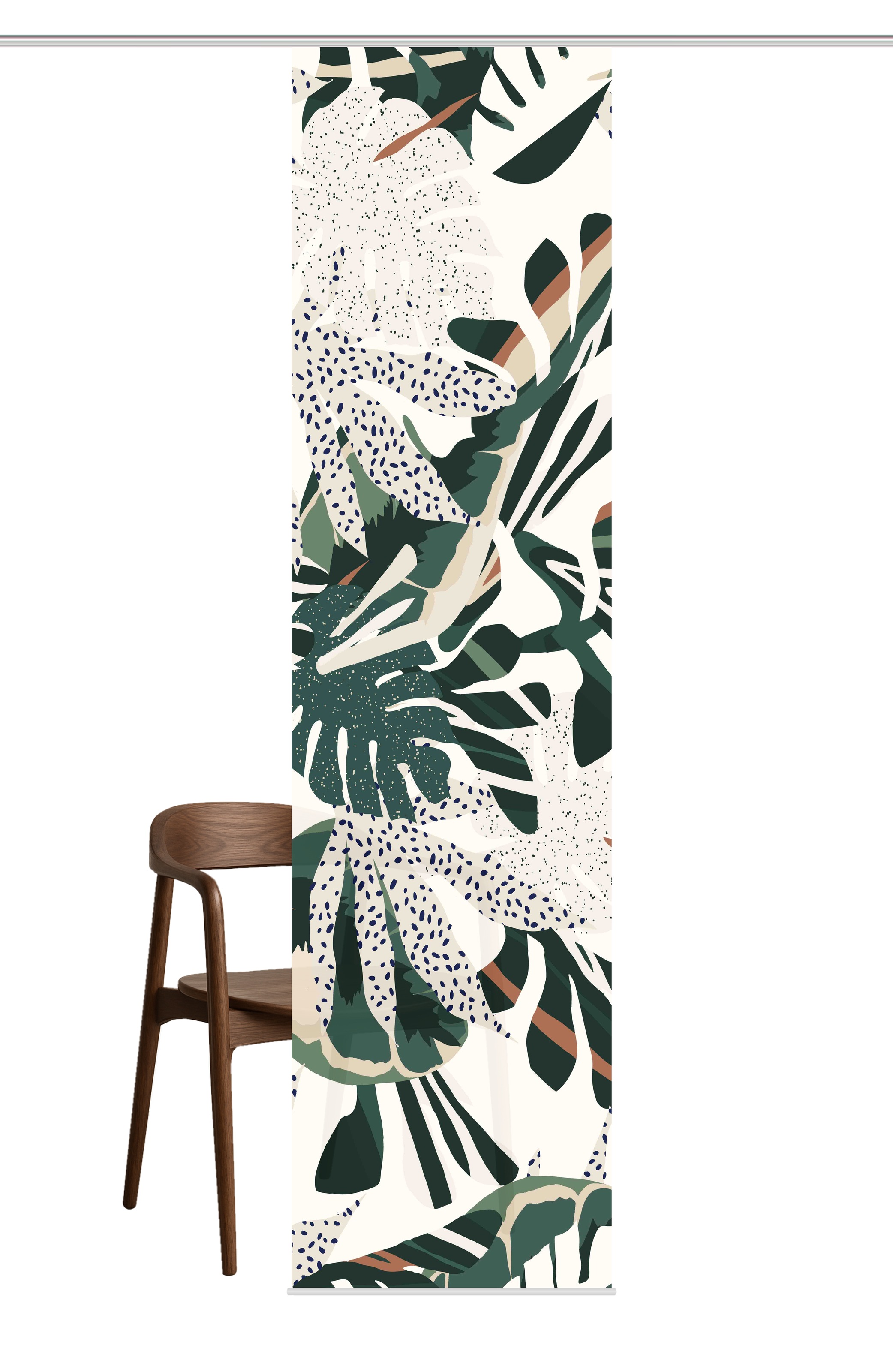 Thumbnail - HOME WOHNIDEEN Schiebegardine "TROPI" Paneelwagen 1 Stk. tlg. digital bedruckt