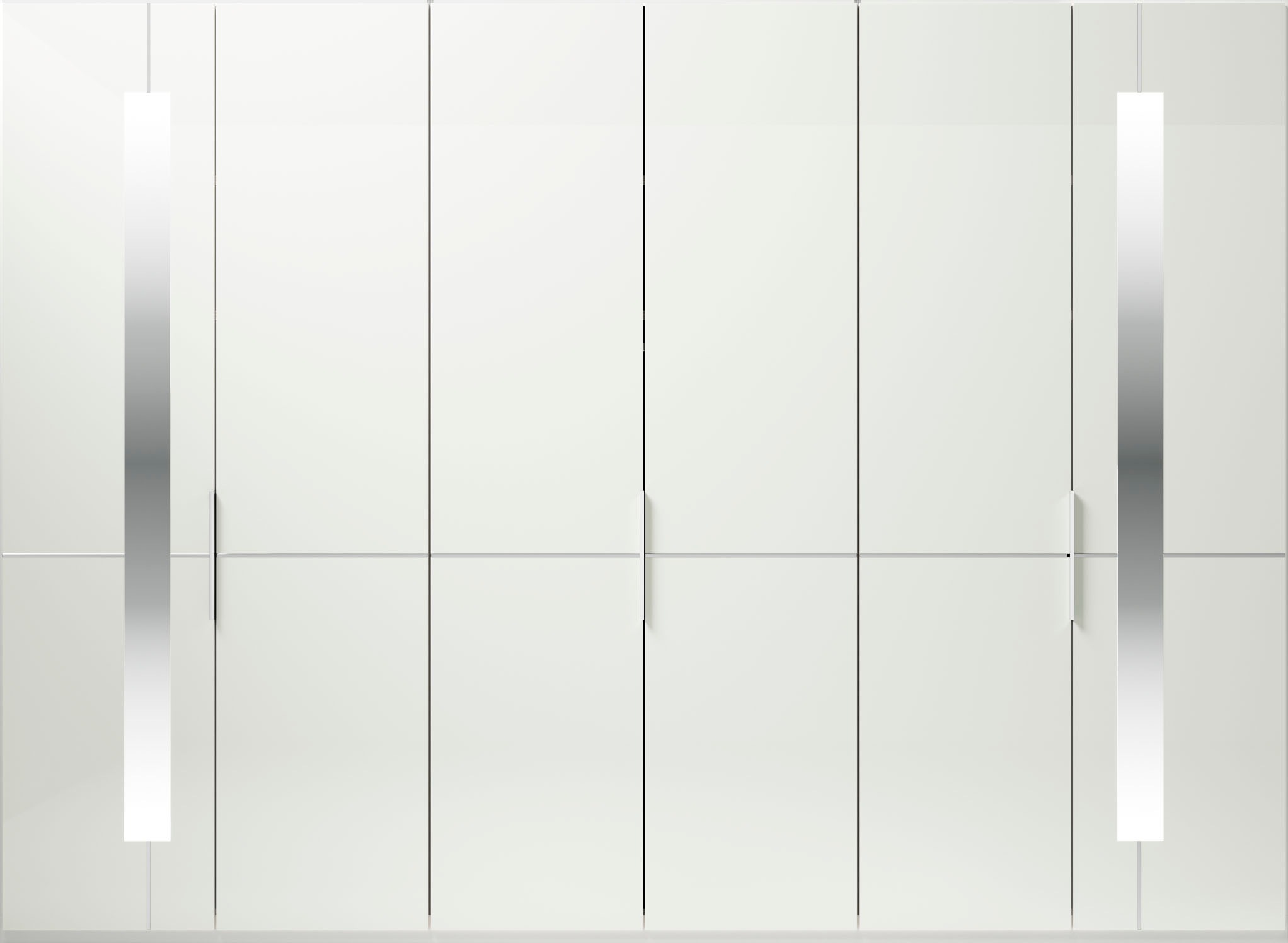 Thumbnail - Musterring Kleiderschrank "Imola W" Einlegeböden und Kleiderstangen, mit Glastüren inklusive Zierspiegel