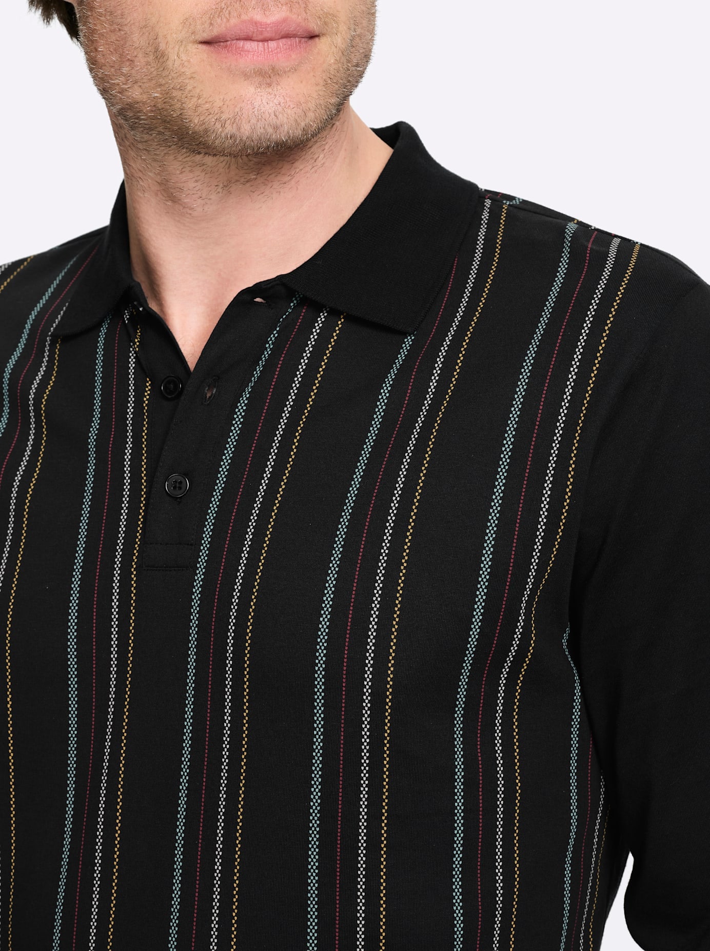 Marco Donati Poloshirt »Langarm-Shirt« 1