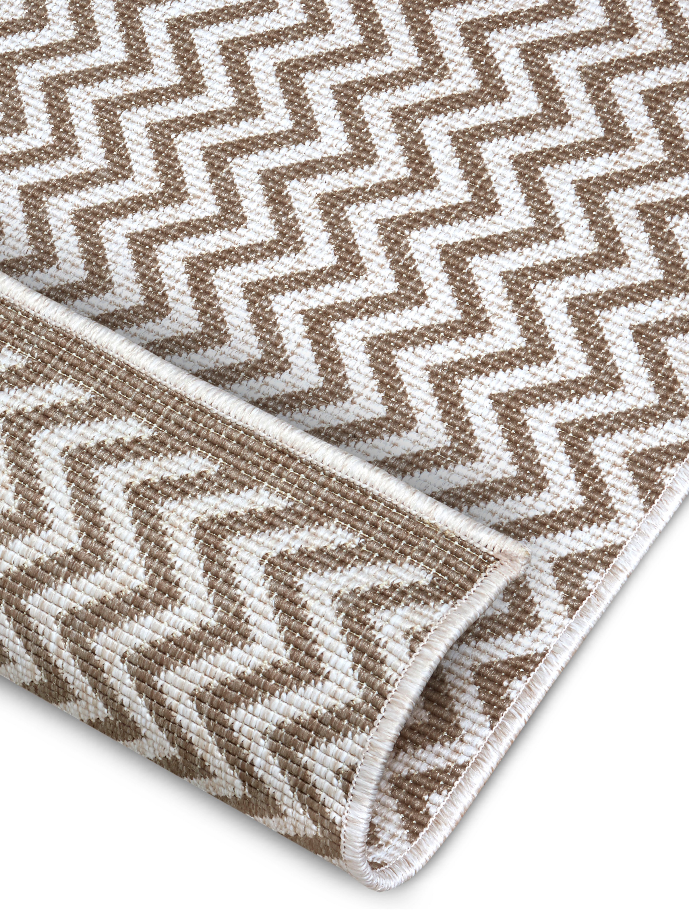 freundin Home Collection Teppich »Ivy 2 Wendeteppich«, rechteckig, 5 mm Höhe, In-& Outdoor, Teppich, Wetterfest, Balkon, Garten, Wohnzimmer, Modern