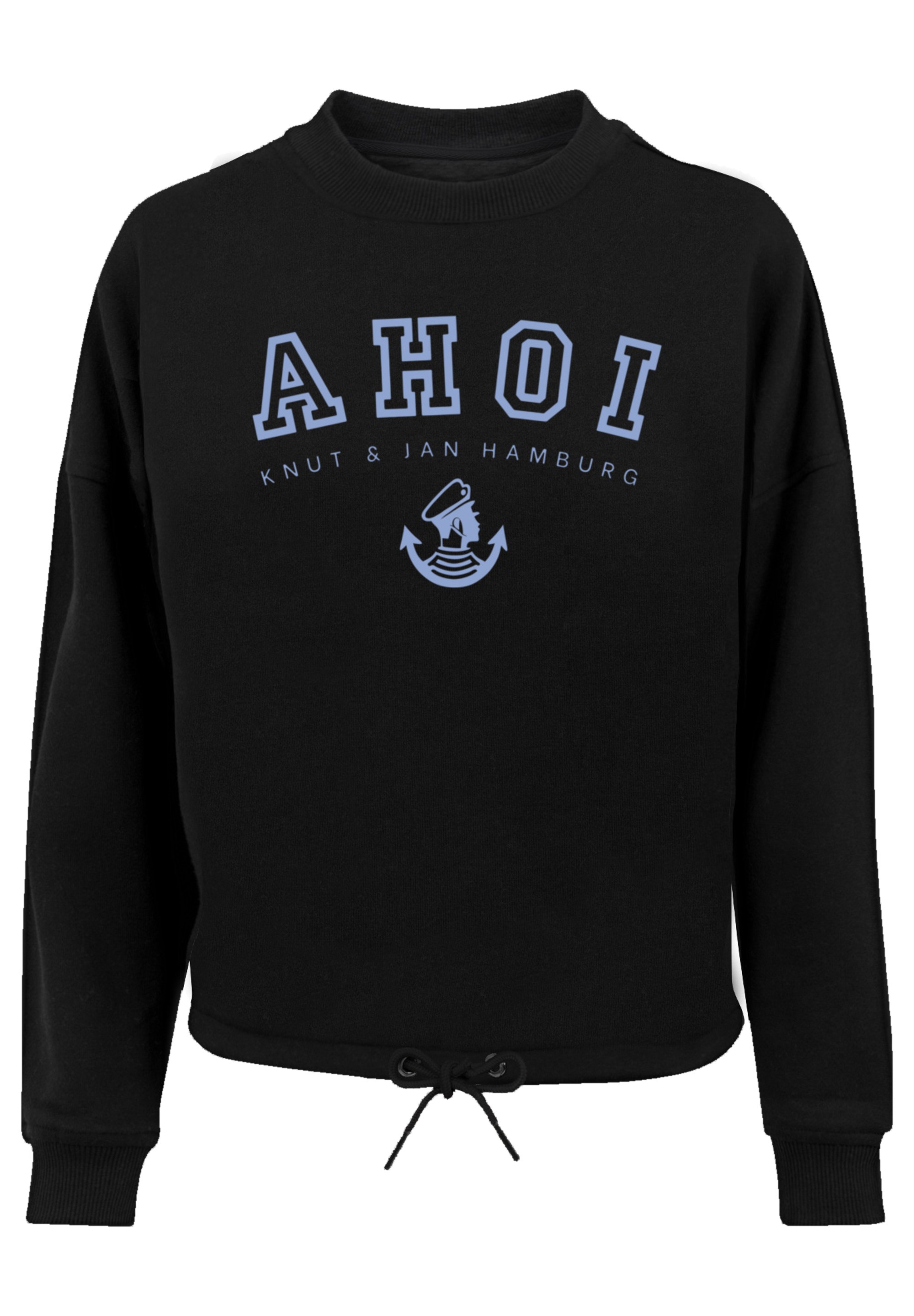 F4NT4STIC Sweatshirt »Ahoi Knut & Jan Hamburg«, Print