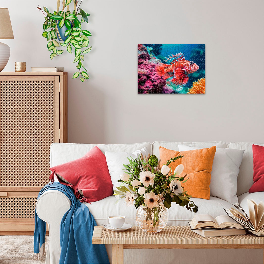 Ravensburger Puzzle »Colorful Animals, Red Lionfish«, Made in Germany