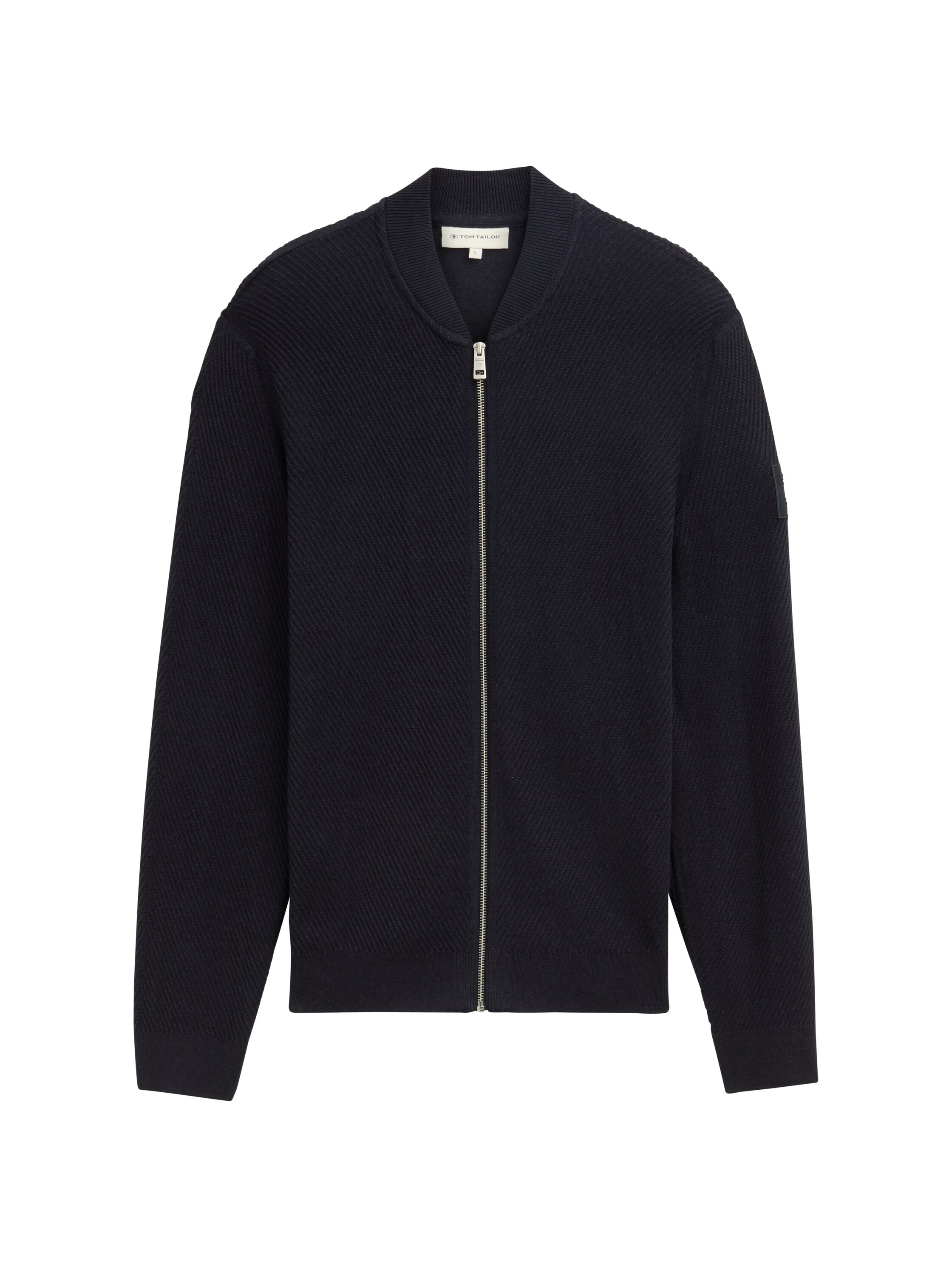 TOM TAILOR Strickjacke, mit Reißverschluss