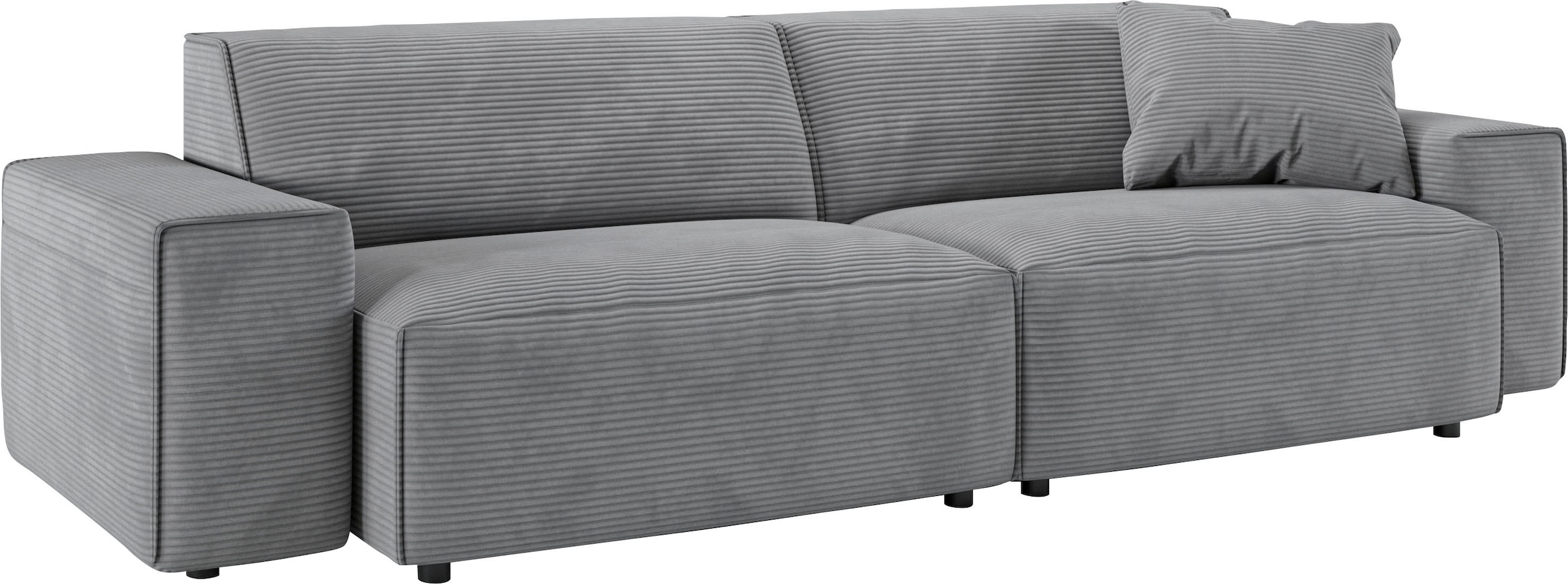 andas Big-Sofa »Glimminge  auch in Breitcord, Feincord + Easy care-Bezug,«, besondere Kedernähte Zierkissen