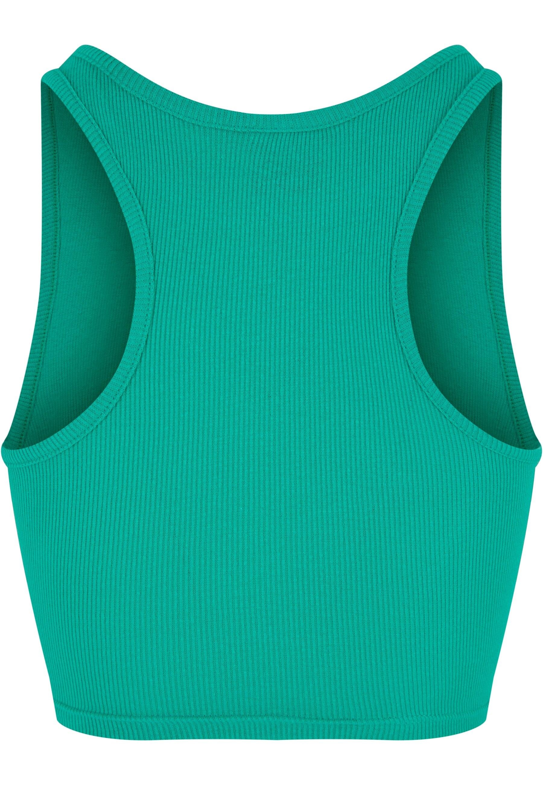 URBAN CLASSICS Muskelshirt »Urban Classics Damen Ladies Cropped Rib Top«, (1 tlg.)
