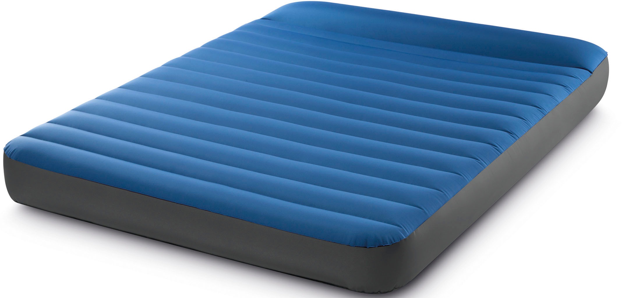 INTEX Luftbett "Camping-Matratze Truaire Dura-Beam mit USB150 Pumpe", B/H/L: 152cm x 22cm x 203cm, blau, Luftbetten, mit Aufbewahrungs-Tasche