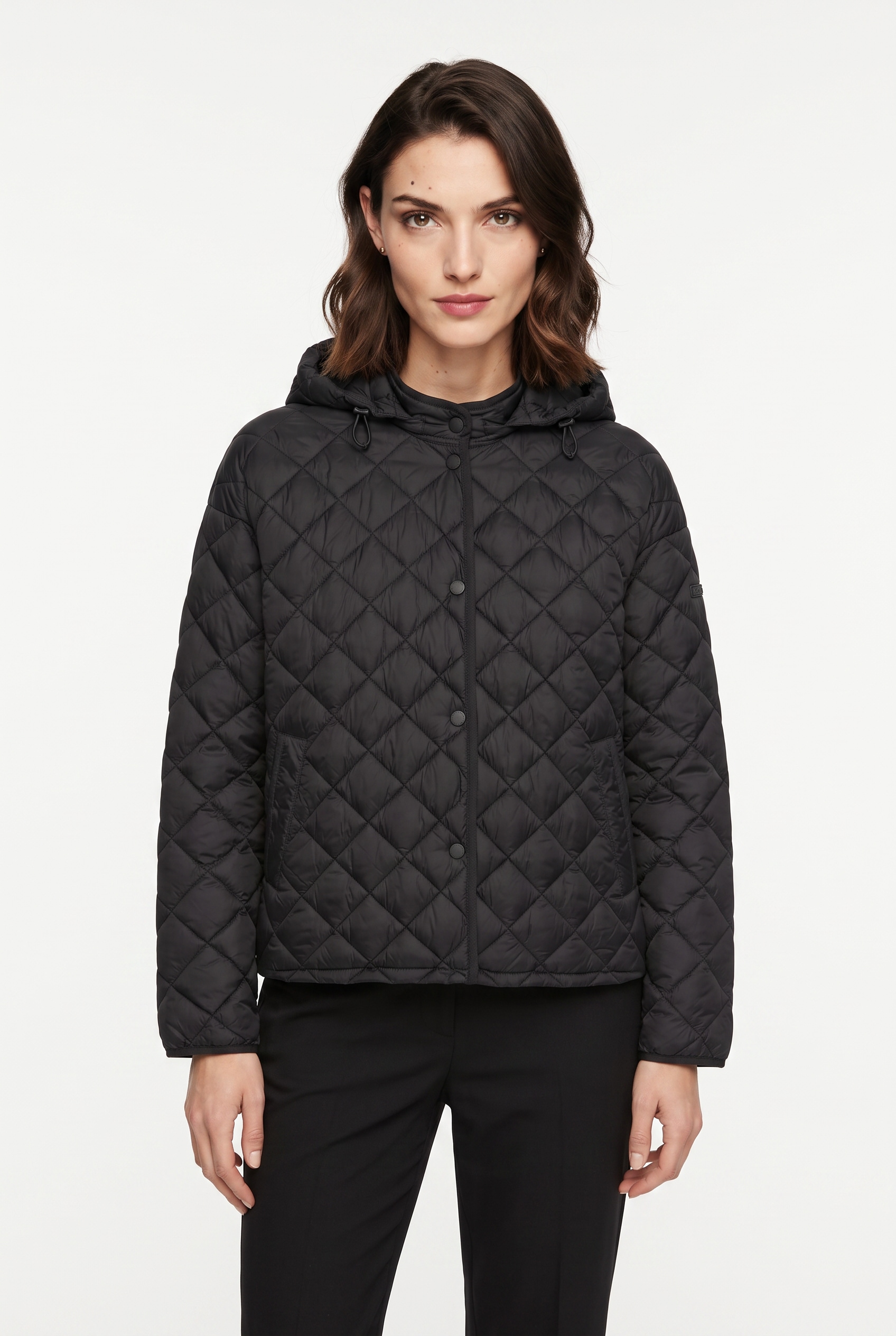 Cinque Steppjacke "CIPHIL" mit Kapuze mit abnehmbarer Kapuze, Oversize Fit, leicht wärmend