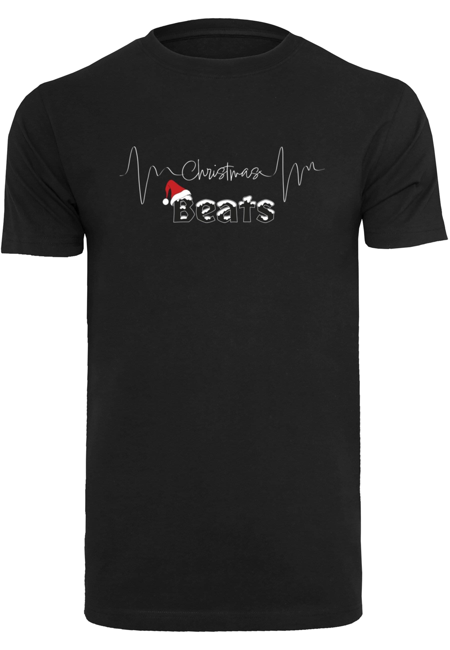 Merchcode T-Shirt "Merchcode Herren Christmas beats T-Shirt Round Neck" günstig online kaufen