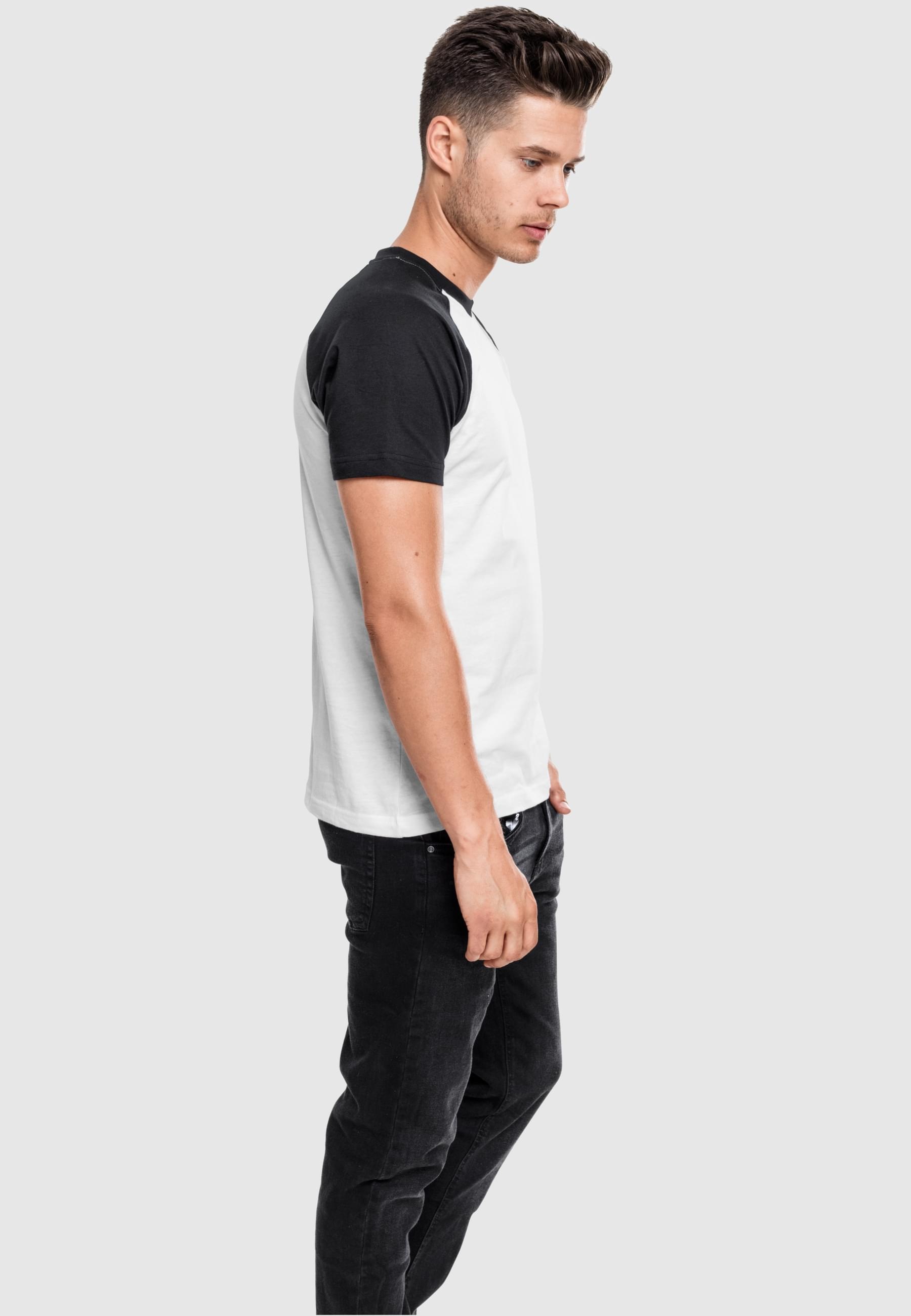 URBAN CLASSICS T-Shirt »Urban Classics Herren Raglan Contrast Tee«, (1 tlg.)