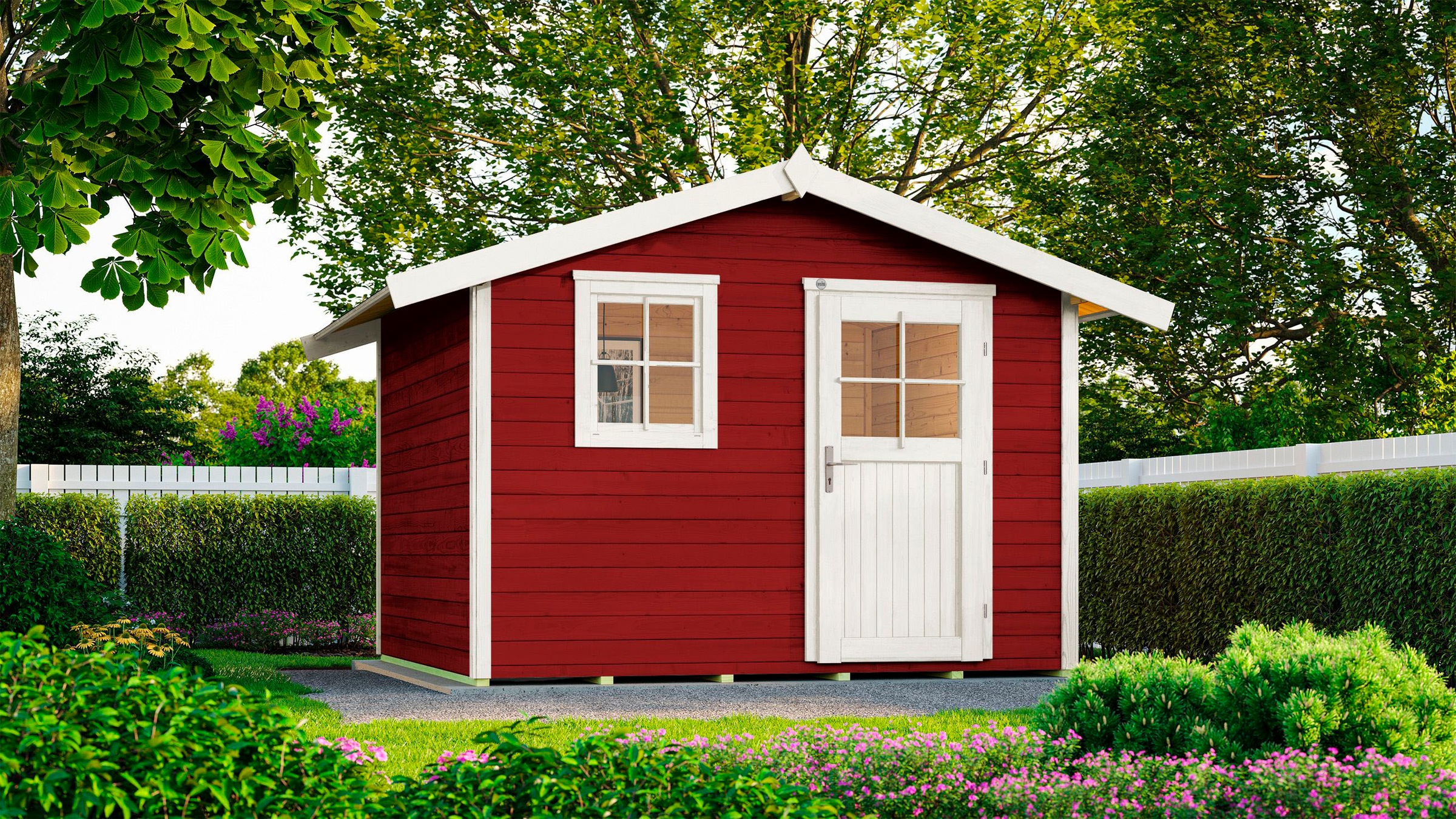 weka Gartenhaus »123 Gr.4 schwedenrot«