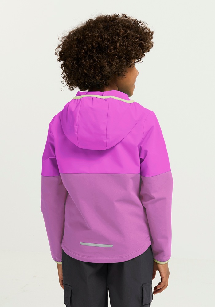 Jack Wolfskin Softshelljacke »SANDBIRD HOODED JKT K« Winddicht, atmungsaktiv, Übergangsjacke