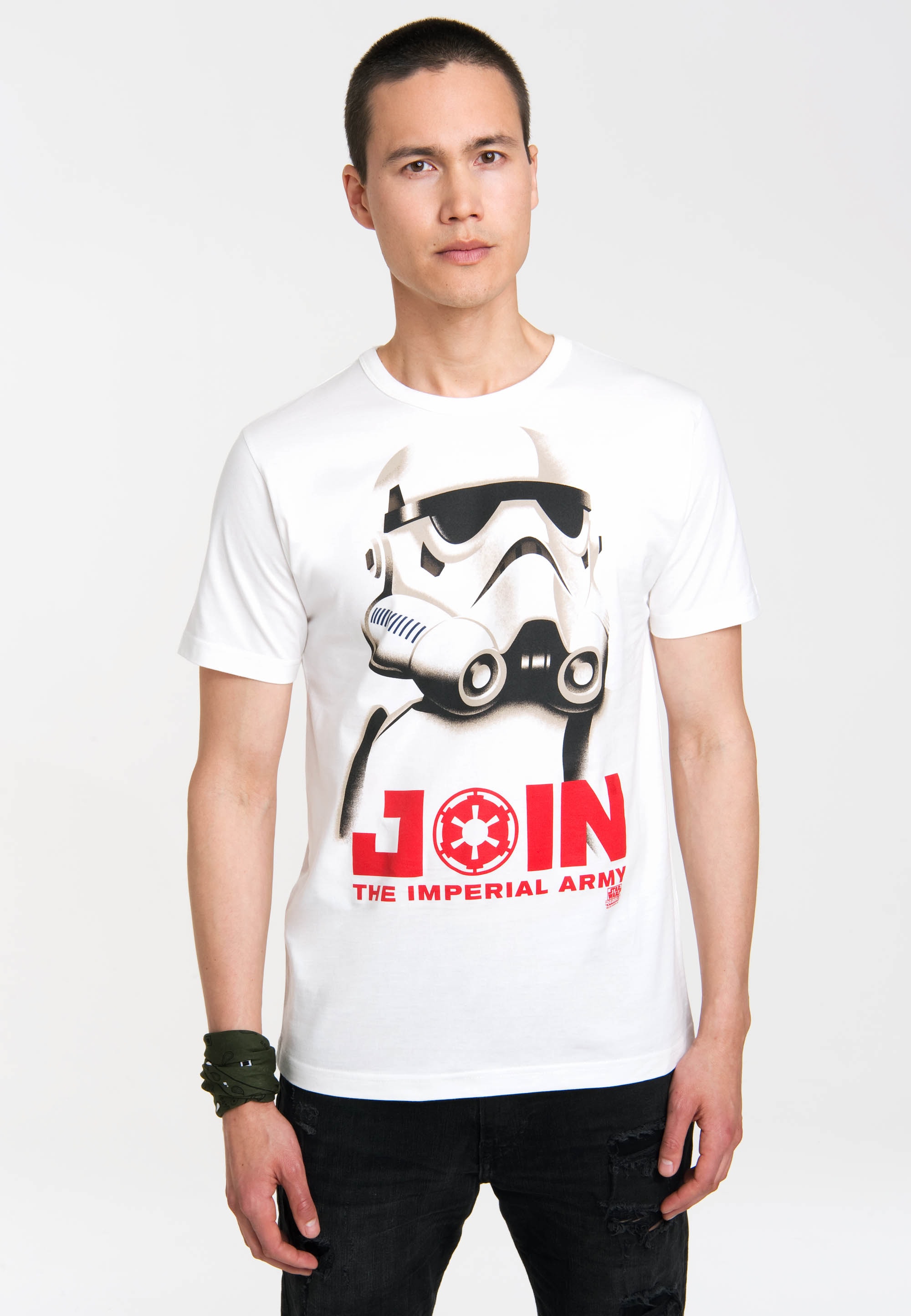 LOGOSHIRT T-Shirt »Stormtrooper für the BAUR Imperial Star mit Army«, Join großem Wars-Print | ▷ 