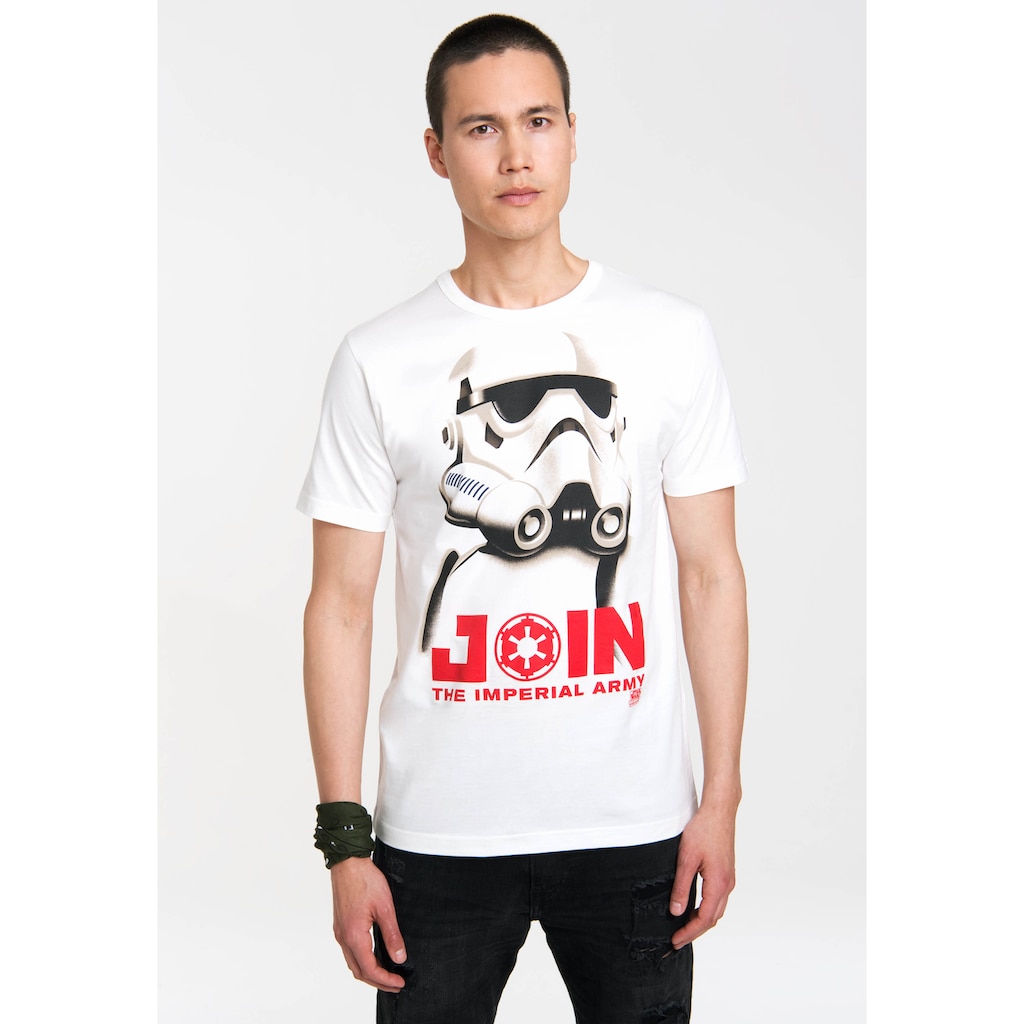 LOGOSHIRT T-Shirt »Star Wars - Stormtrooper«, mit Stormtrooper-Aufdruck