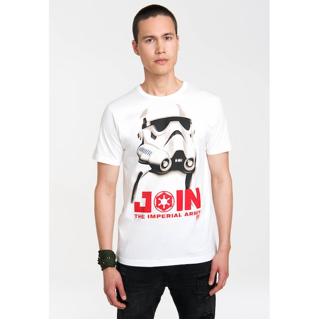 LOGOSHIRT T-Shirt »Stormtrooper - Join the Imperial Army«, mit großem Star  Wars-Print ▷ für | BAUR