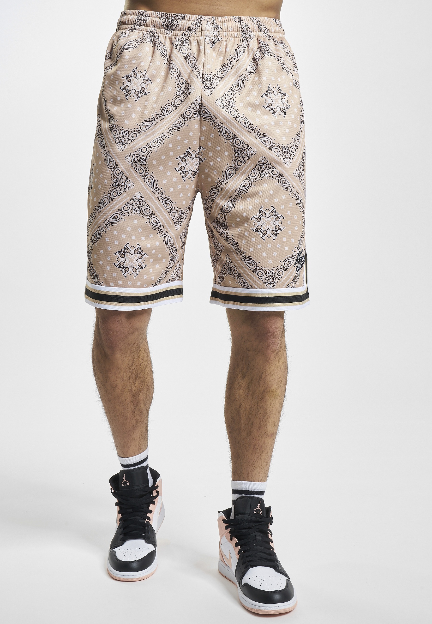 Karl Kani Shorts »Karl Kani Herren KM232-011-2 KK Varsity Paisley Mesh Shorts«