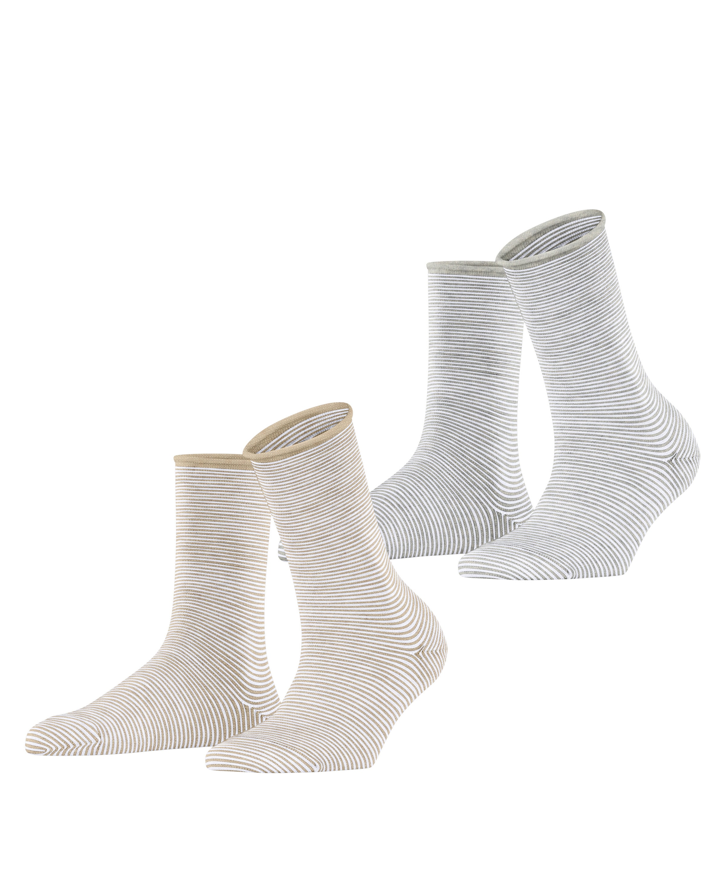 Esprit Socken »Allover Stripe 2-Pack« 2 Stk. tlg.