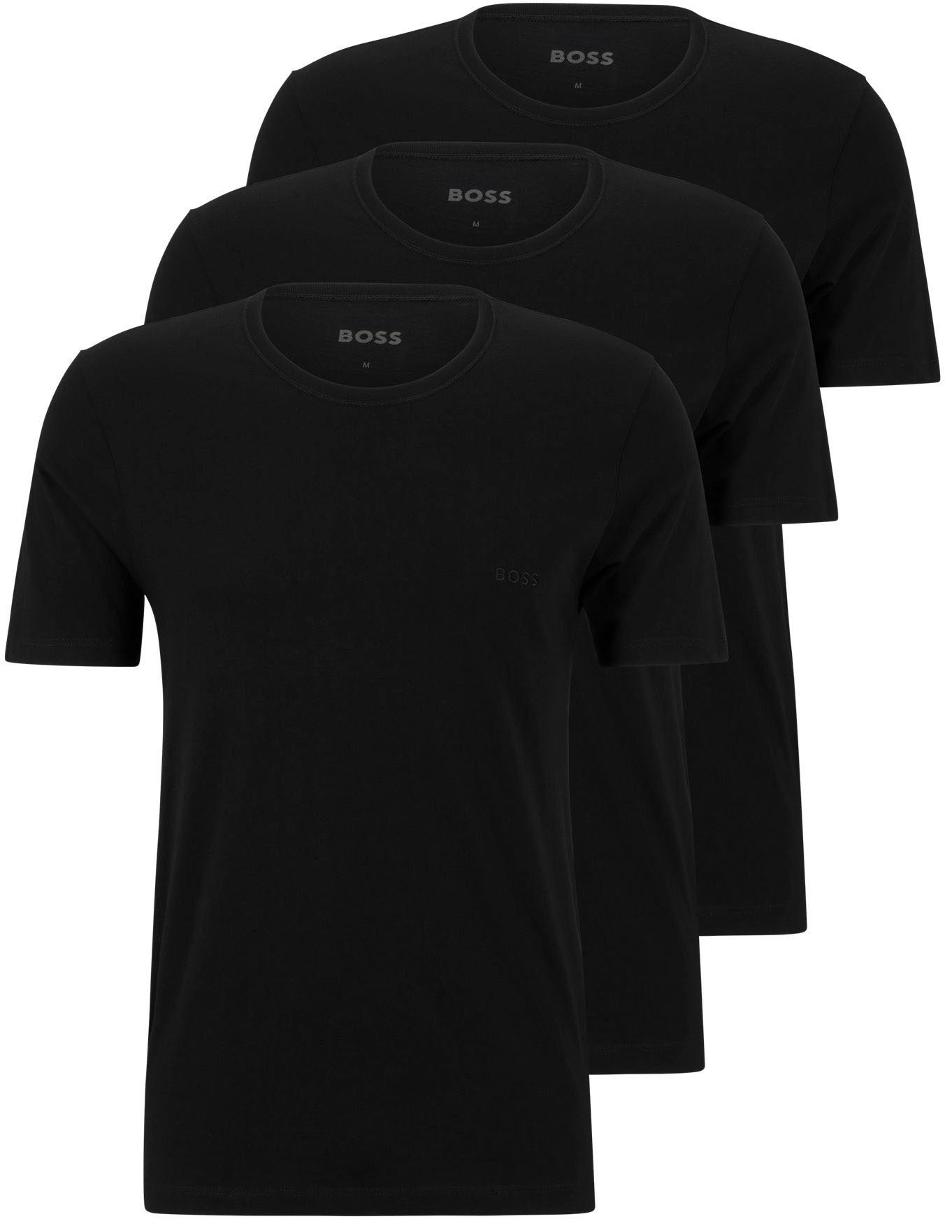 BOSS T-Shirt "T-Shirt Rundhals BOSS One x David Beckham", mit dezentem BOSS günstig online kaufen