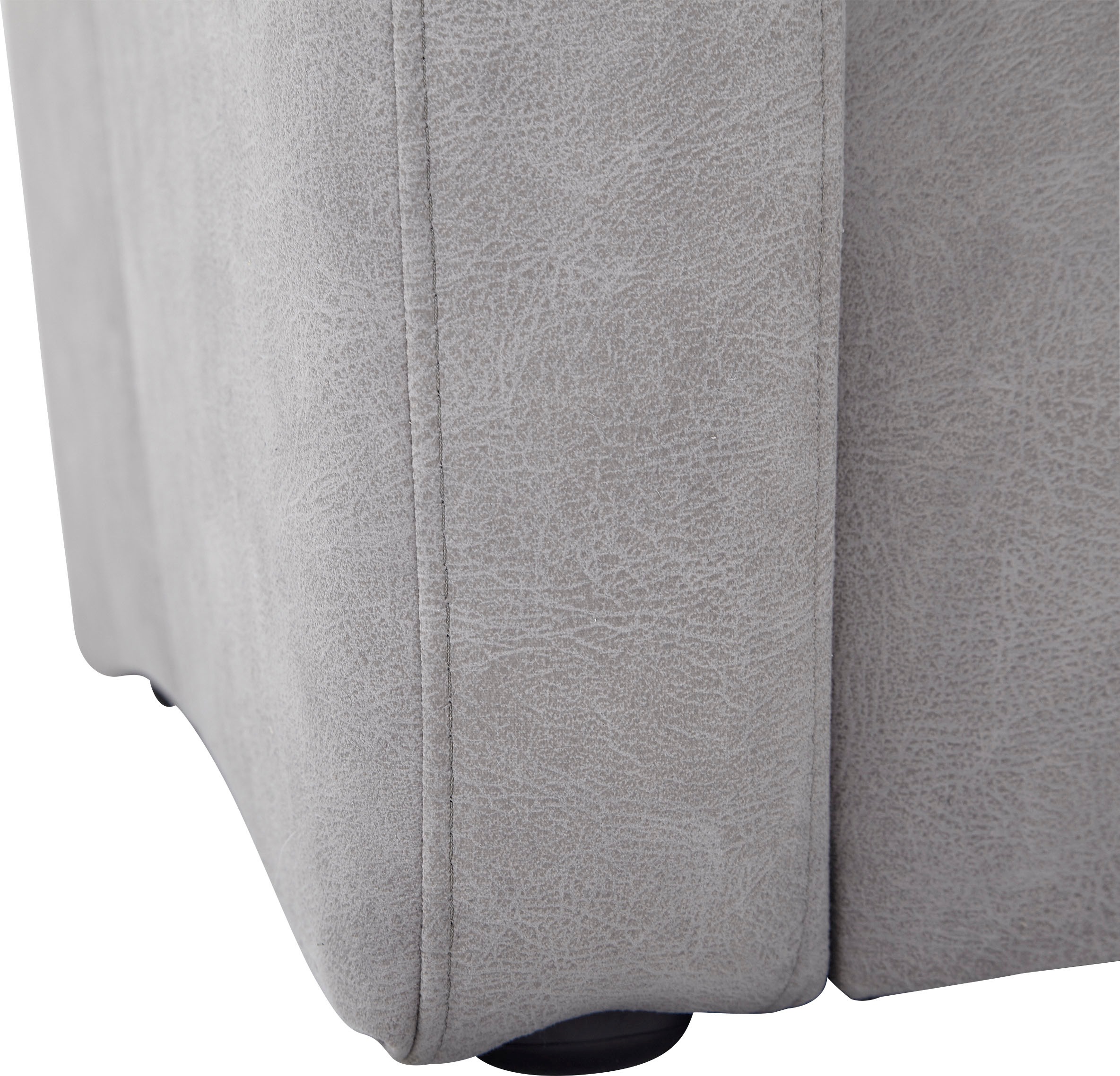 VILLA BECK Ecksofa »Varese L-Form«, (2 St.), Kopfteilverstellung, wahlweise mit Sitzvorzug, in Sitzhöhe 49 cm