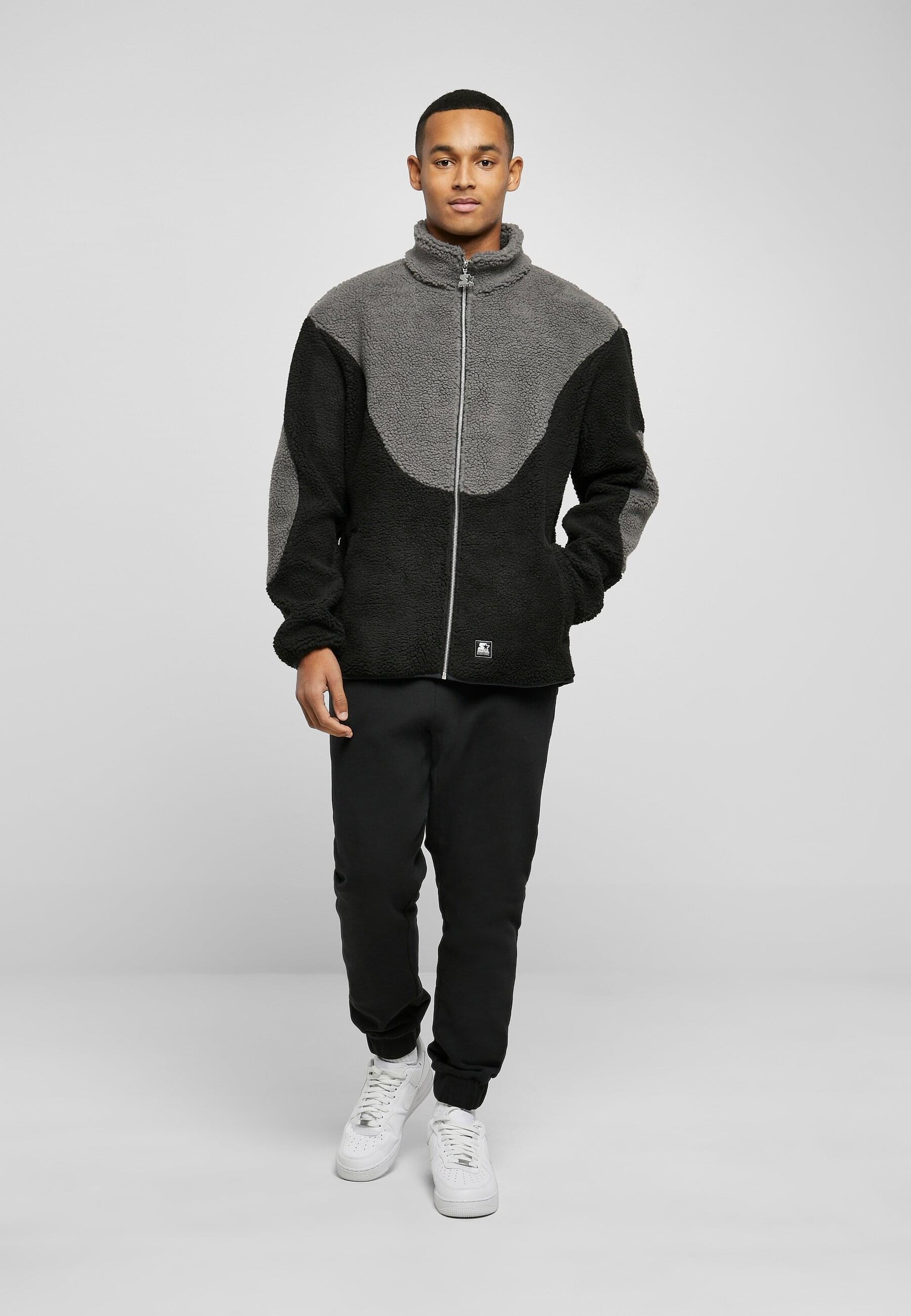 Starter Black Label Winterjacke »Starter Black Label Herren Starter Sherpa Fleece Jacket«, (1 St.), ohne Kapuze