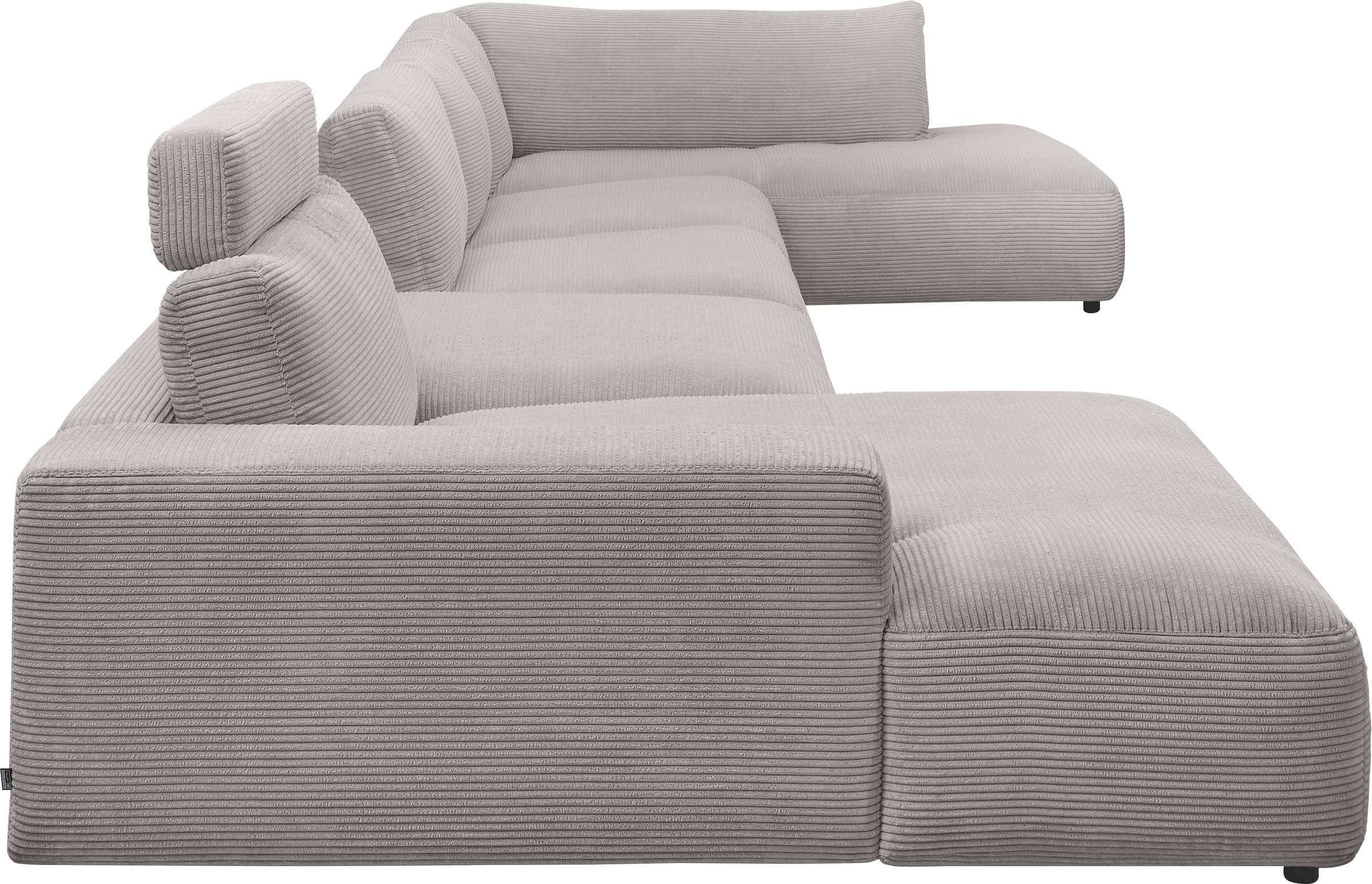 Musterring Wohnlandschaft »Lucia U-Form«, Cord-Bezug, inklusive Kopfstütze, Gesamtbreite 524 cm