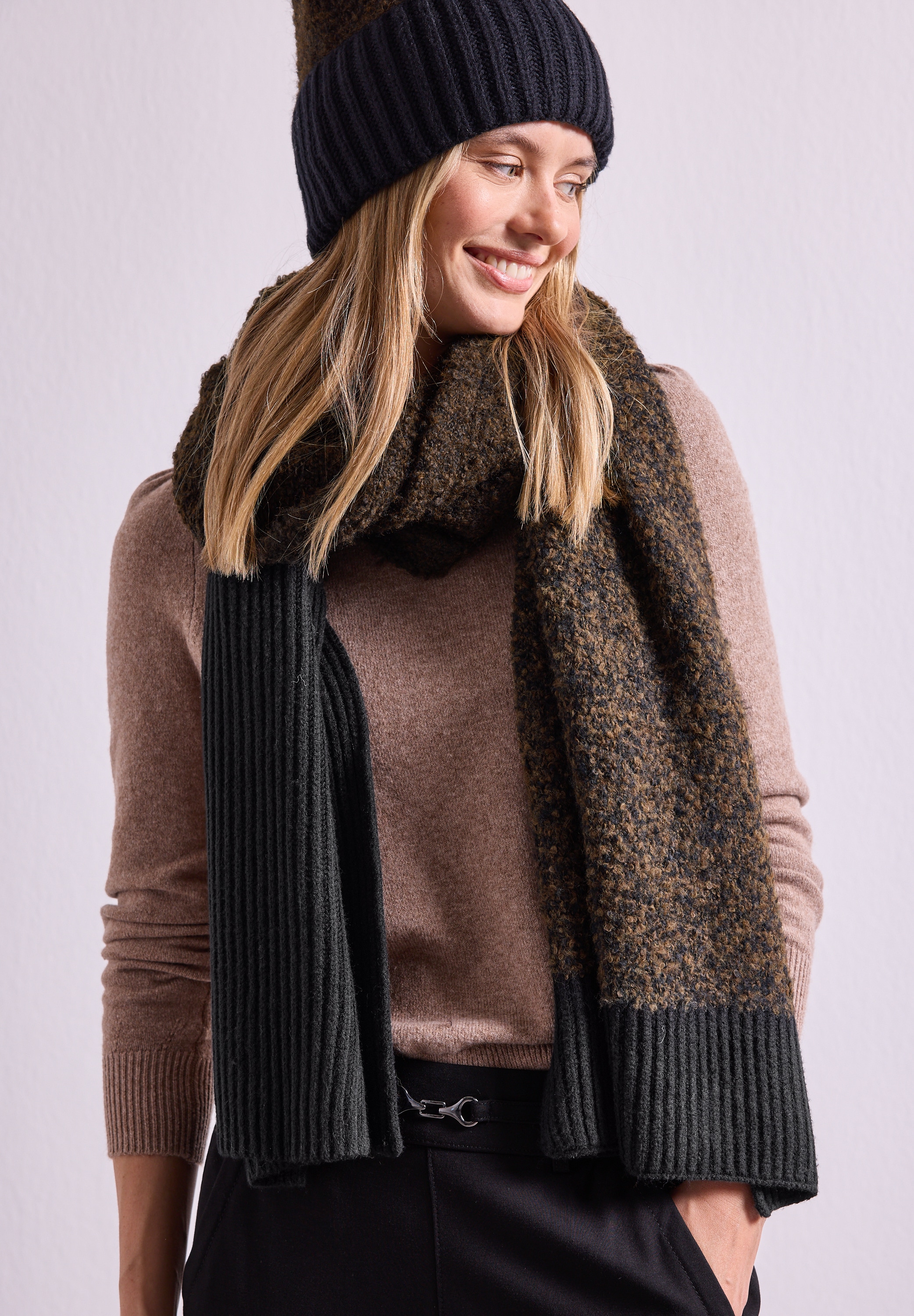 STREET ONE Schal aus softem Materialmix