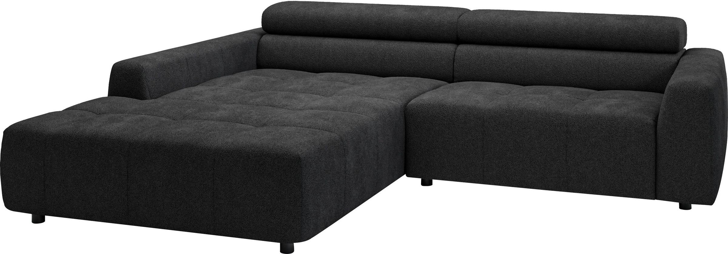 Thumbnail - 3C Candy Ecksofa "Denver auch mit Cord- und Easy care-Bezug, Kopfteilverstellung L-Form", wahlweise. mit motorischer Sit...
