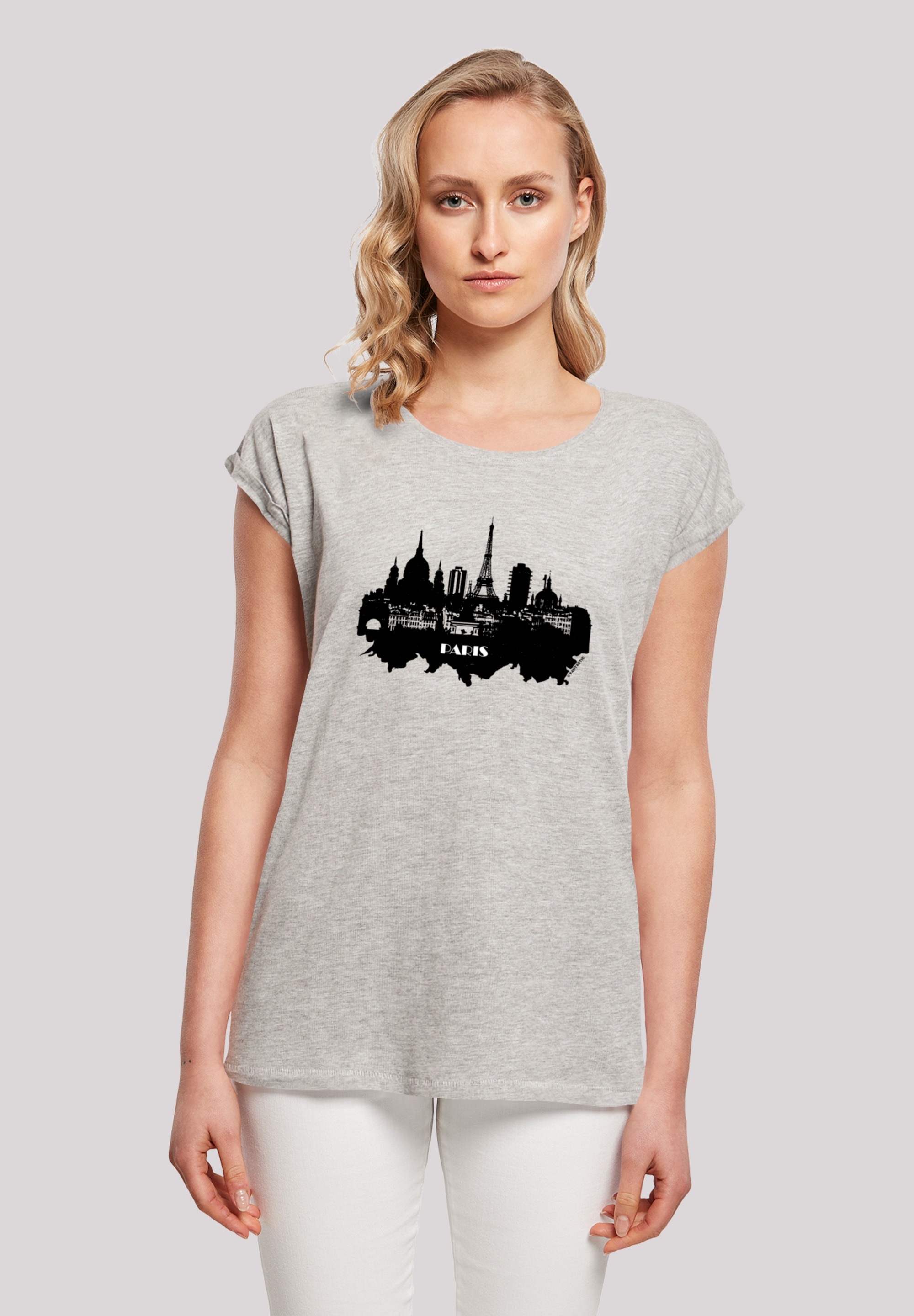 F4NT4STIC T-Shirt "PARIS SKYLINE SHORT SLEEVE TEE", Print