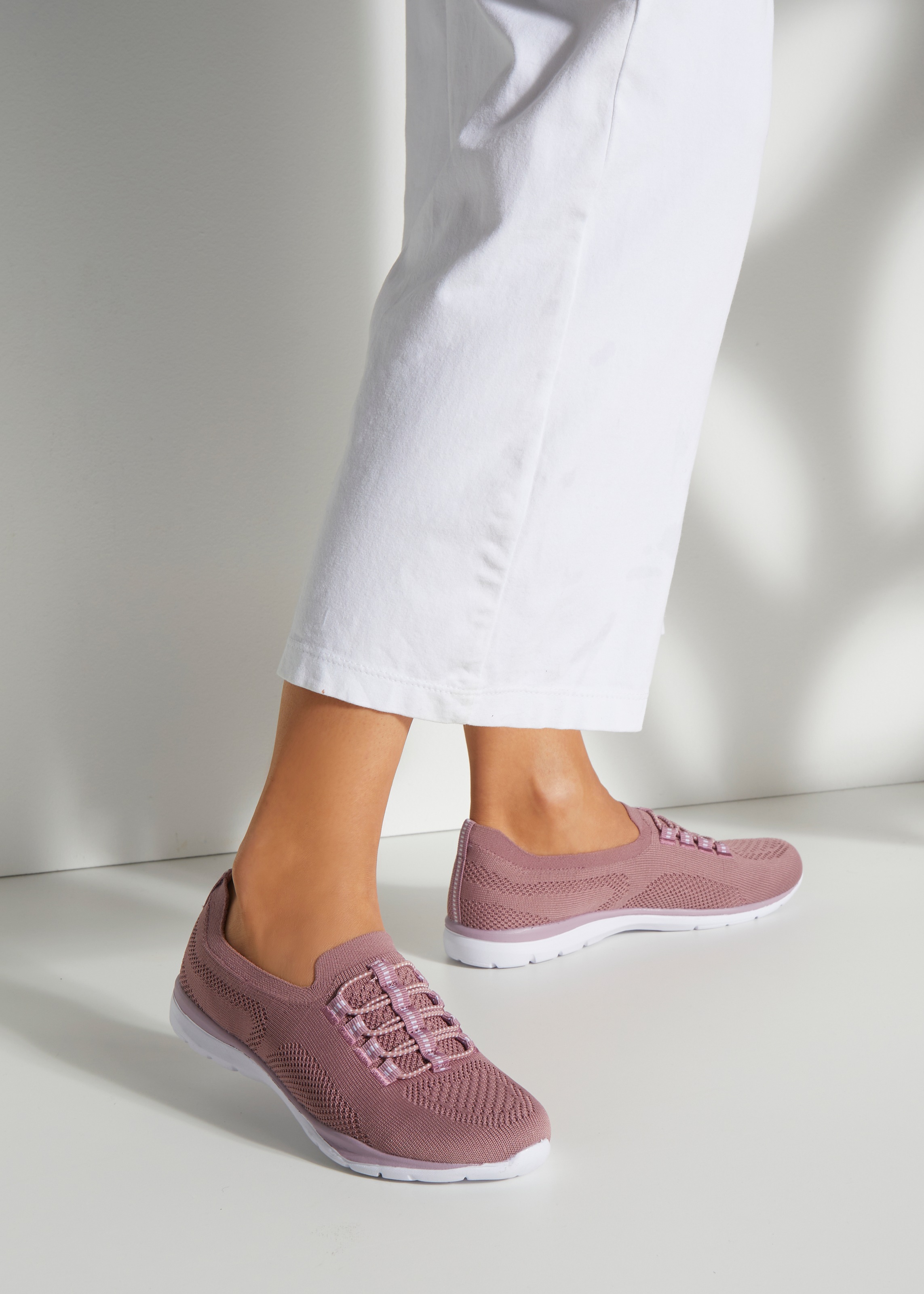 LASCANA Sneaker "Slipper, Halbschuh" aus leichtem Textil-Material VEGAN günstig online kaufen