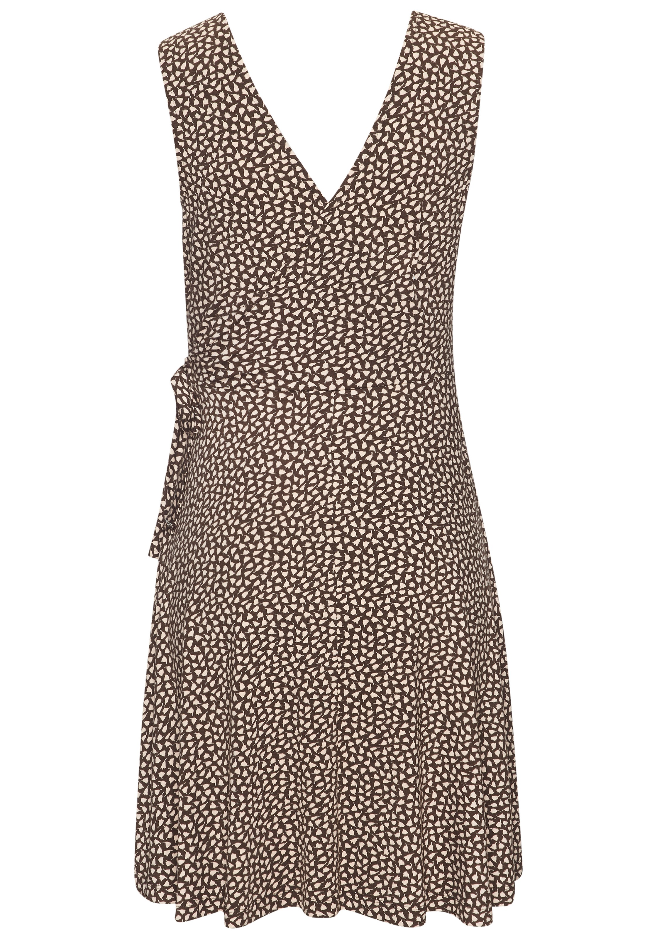 s.Oliver Women's Summer Dress Brown Beige 42 3