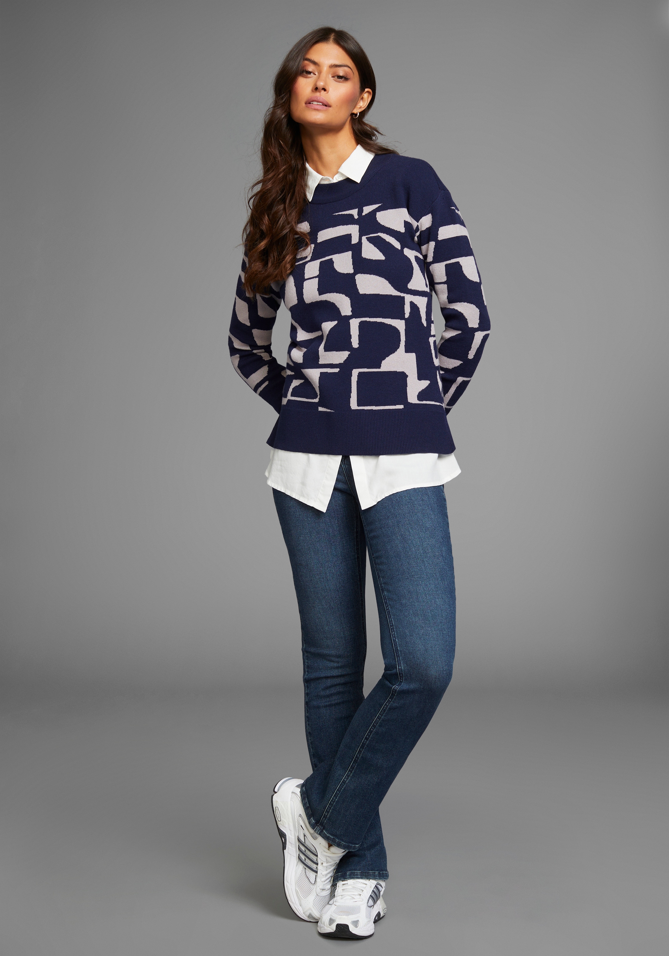 Arizona Bootcut-Jeans »Ultra Soft«, elastische Passform, ausgestellte Beinform, hohe Leibhöhe