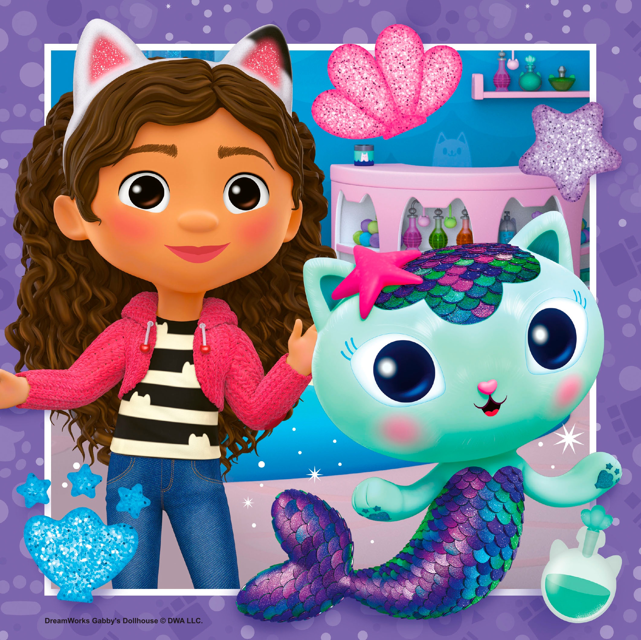 Ravensburger Puzzle »Spielzeit mit Gabby«, (147 tlg.), 3 x 49 Teile; Made in Europe
