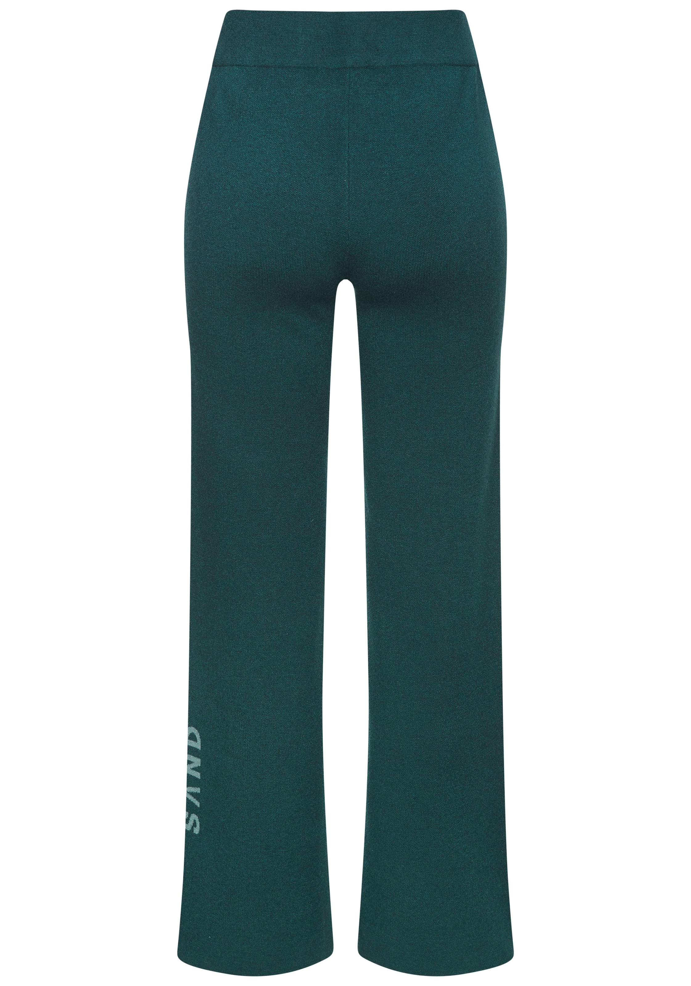 Elbsand Strickhose, mit weitem Bein und eingestricktem Logo