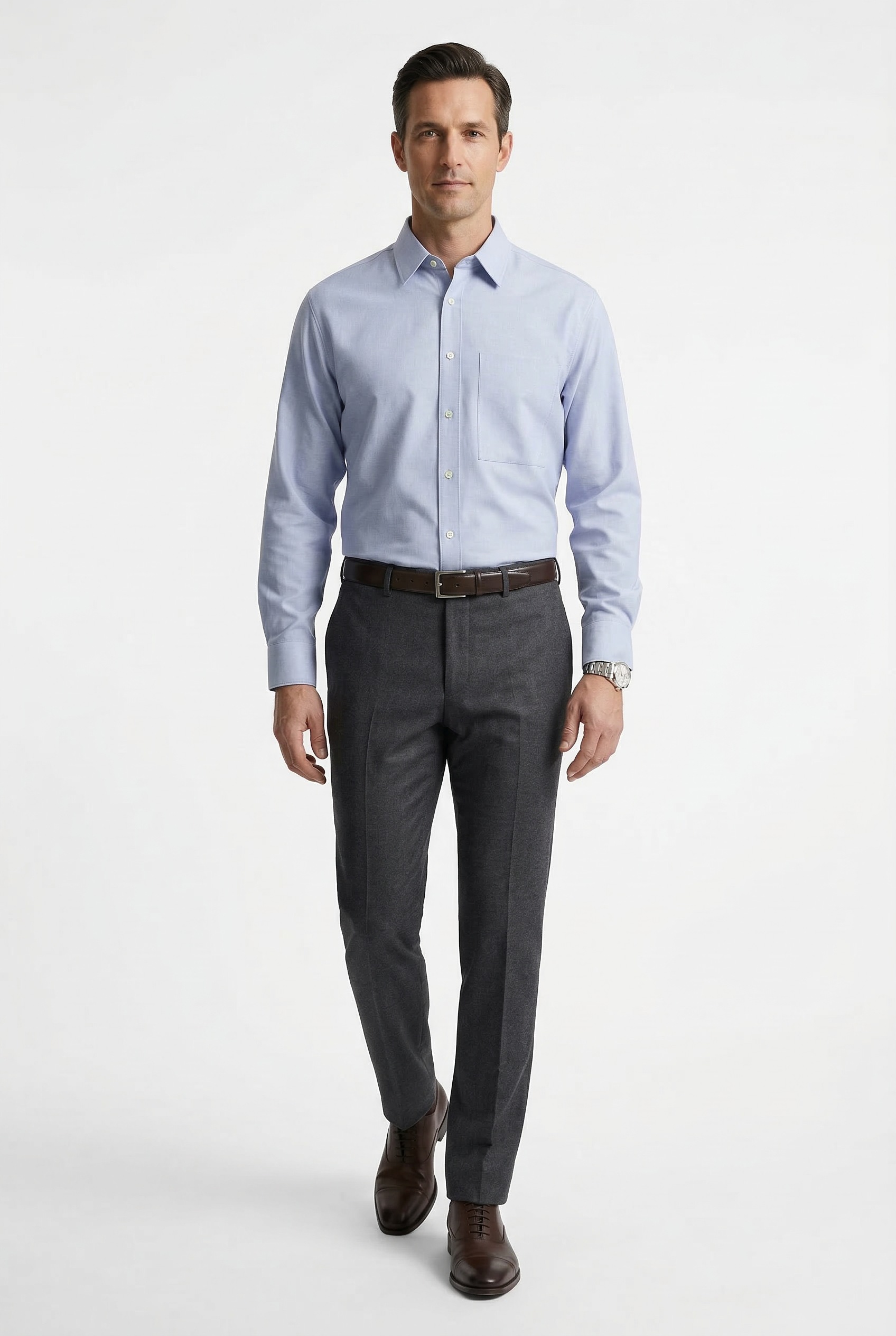 Calvin Klein Leinenhemd »SOLID LINEN CLASSIC« Kentkragen, Regular Fit, Leinen-Viskosemix