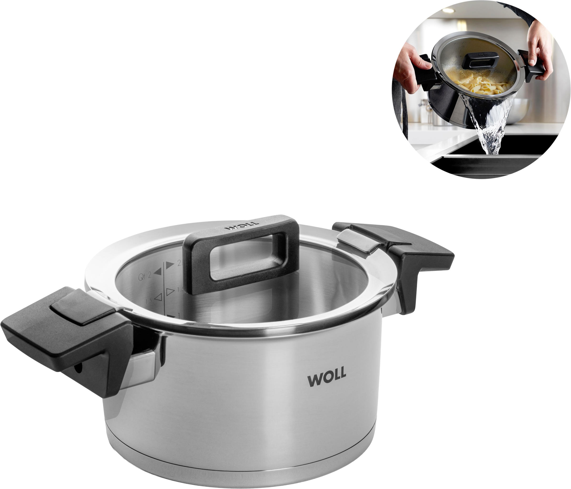 WOLL Kochtopf »Concept« 1 Stk. tlg. Edelstahl 18/10