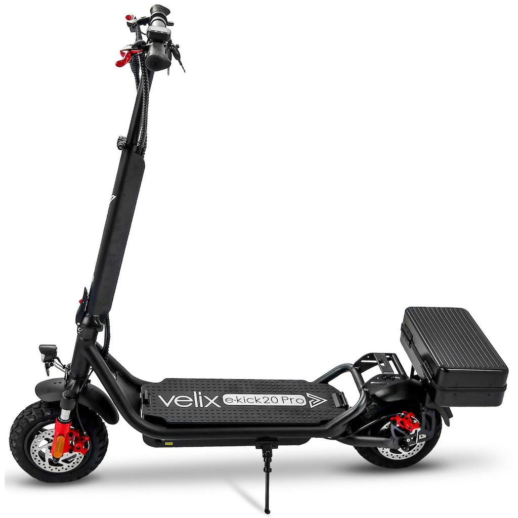 velix E-Scooter »E-Kick 20 Pro, 2 Akkus«, 20 km/h, 100 km, bis zu 100 km Reichweite