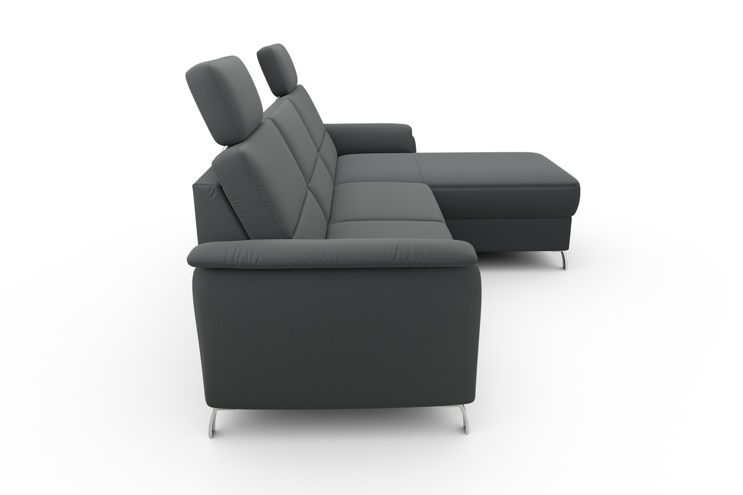 sit&more Ecksofa »Palmera L-Form«, wahlweise mit Bettfunktion und Bettkasten