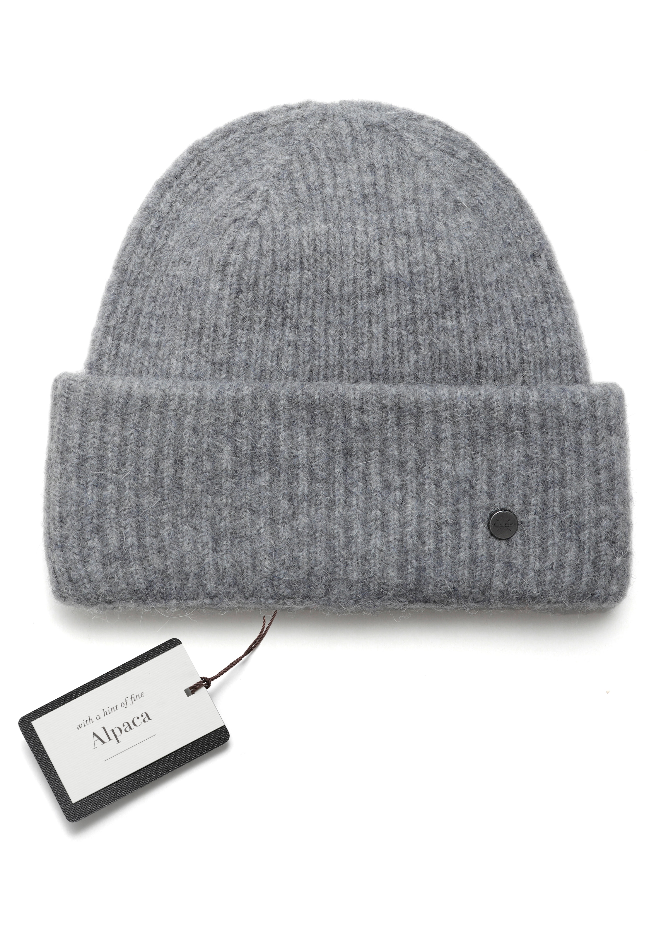 PEARLWOOD Strickmütze »ZOE«, Feinripp, wärmend, breiter Umschlag