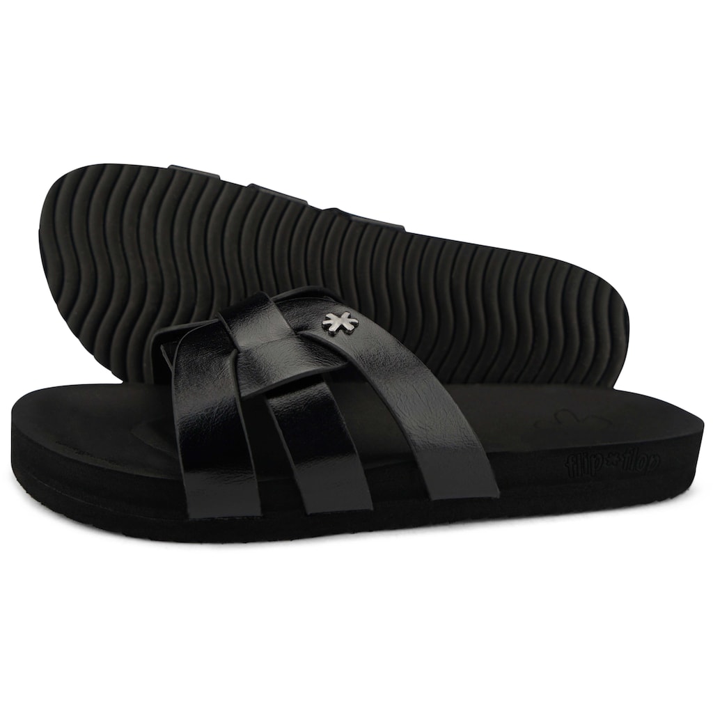 Flip Flop Pantolette »toscany«, Sommerschuh, Schlappen mit vorgeformten Fußbett