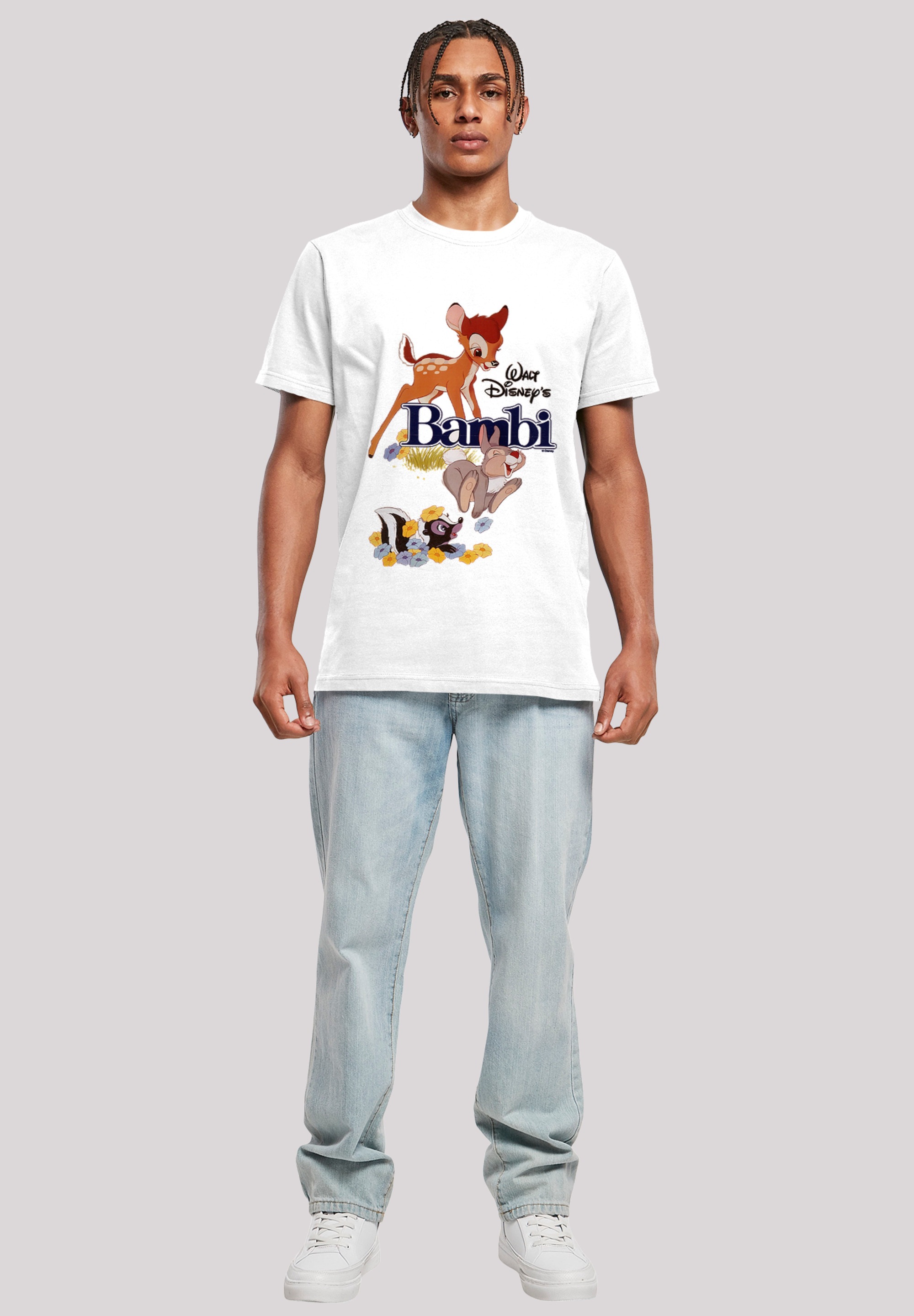 F4NT4STIC T-Shirt »Disney Bambi Poster«, Herren,Premium Merch,Regular-Fit,Basic,Bedruckt