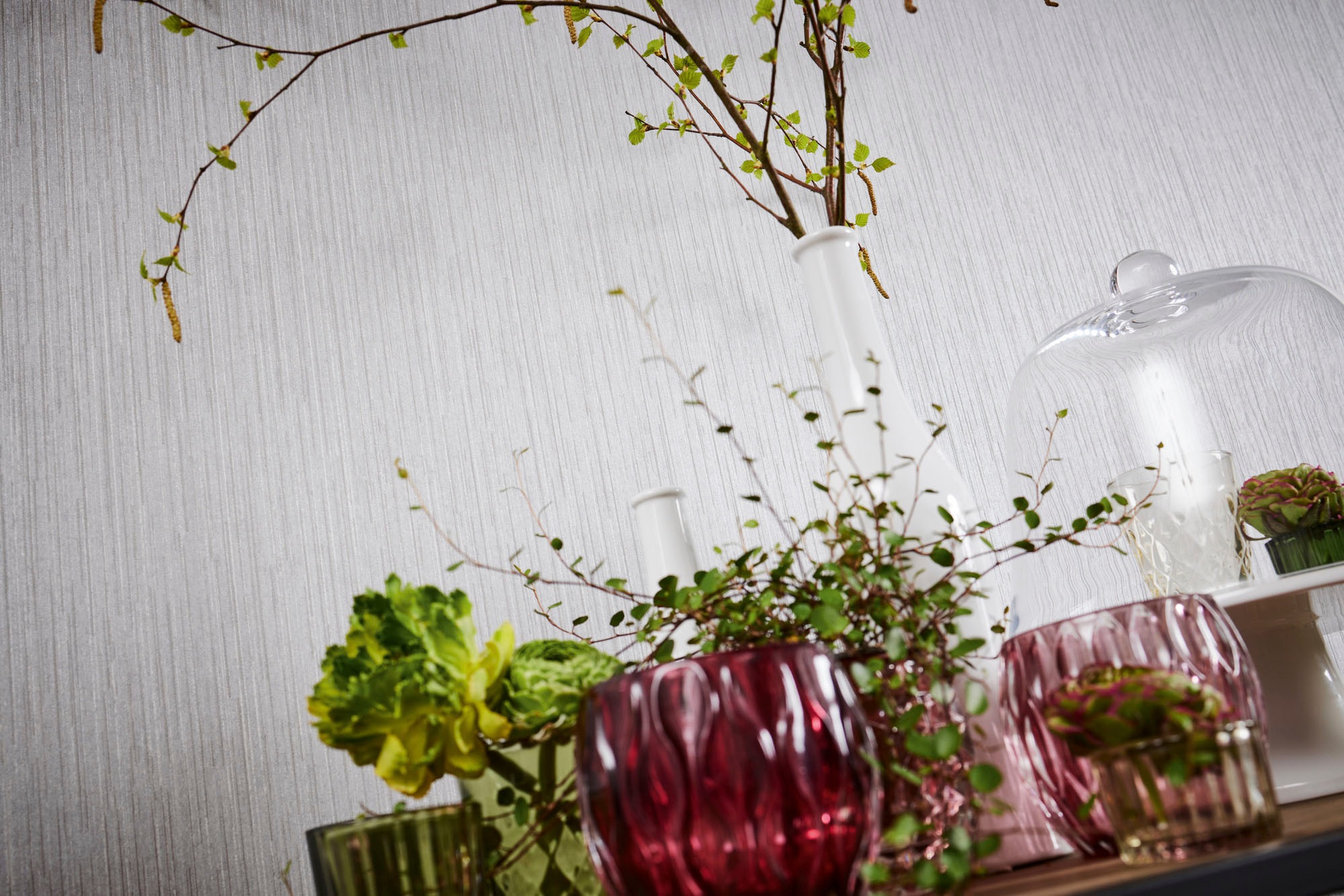 Architects Paper Vliestapete »VILLA« Glitzermuster | glänzend | unifarben glatt einfarbige Tapete Uni Tapeten Wohnzimmer Schlafzimmer Küche Flur Optik