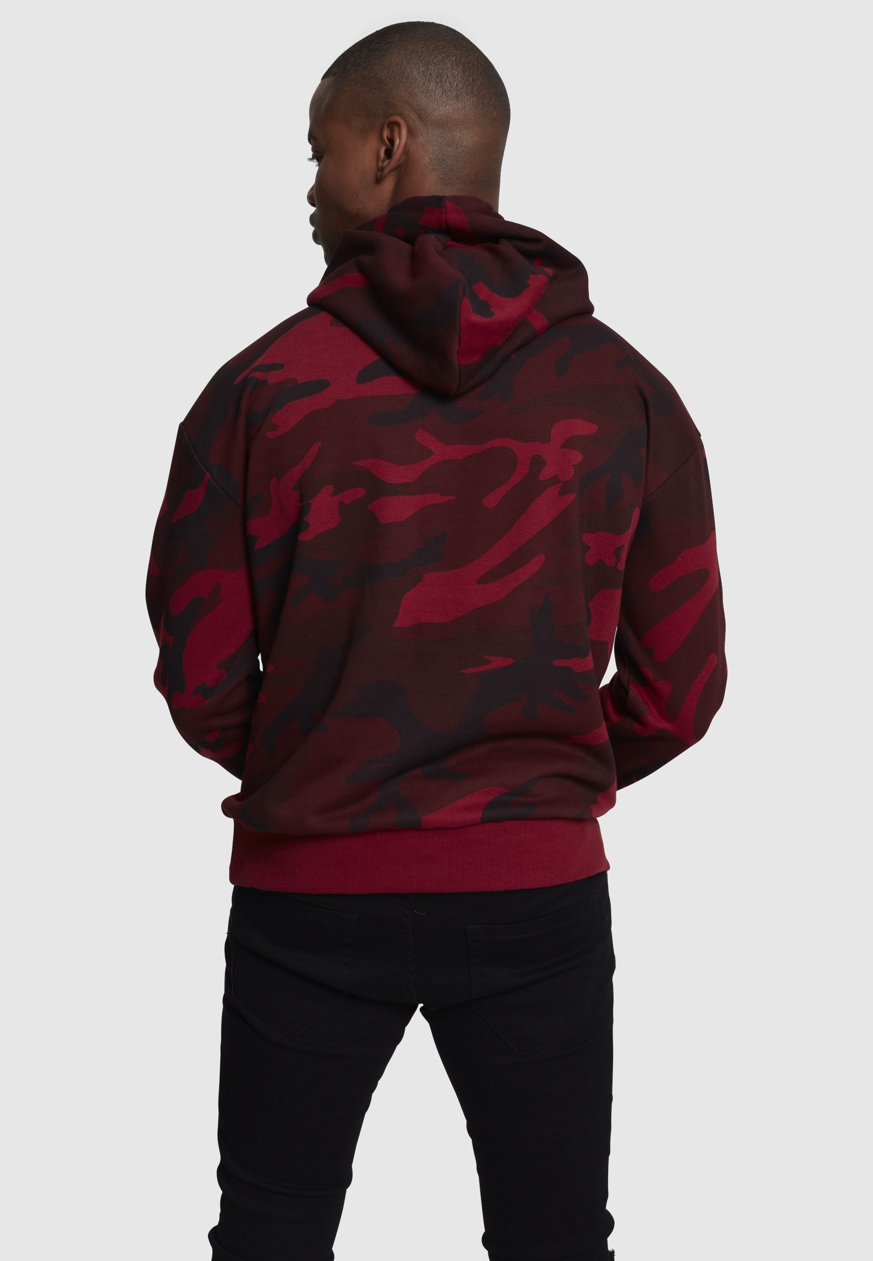 URBAN CLASSICS Rundhalspullover »Urban Classics Herren High Neck Camo Hoody« 1