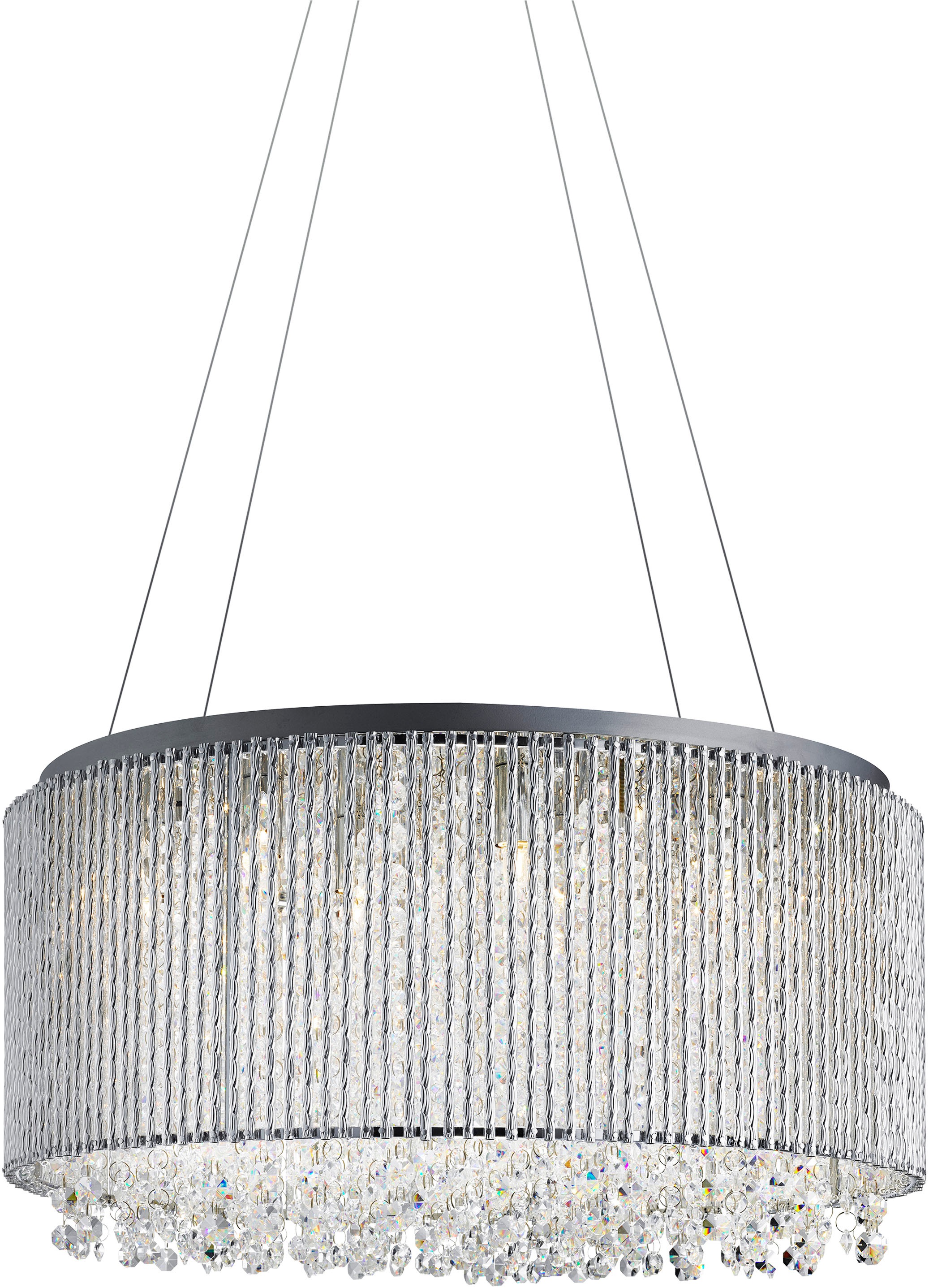 Searchlight Hängeleuchte »Kristall-Leuchte Elise I, 8-flammig« G9 1 Stk. Glamourös