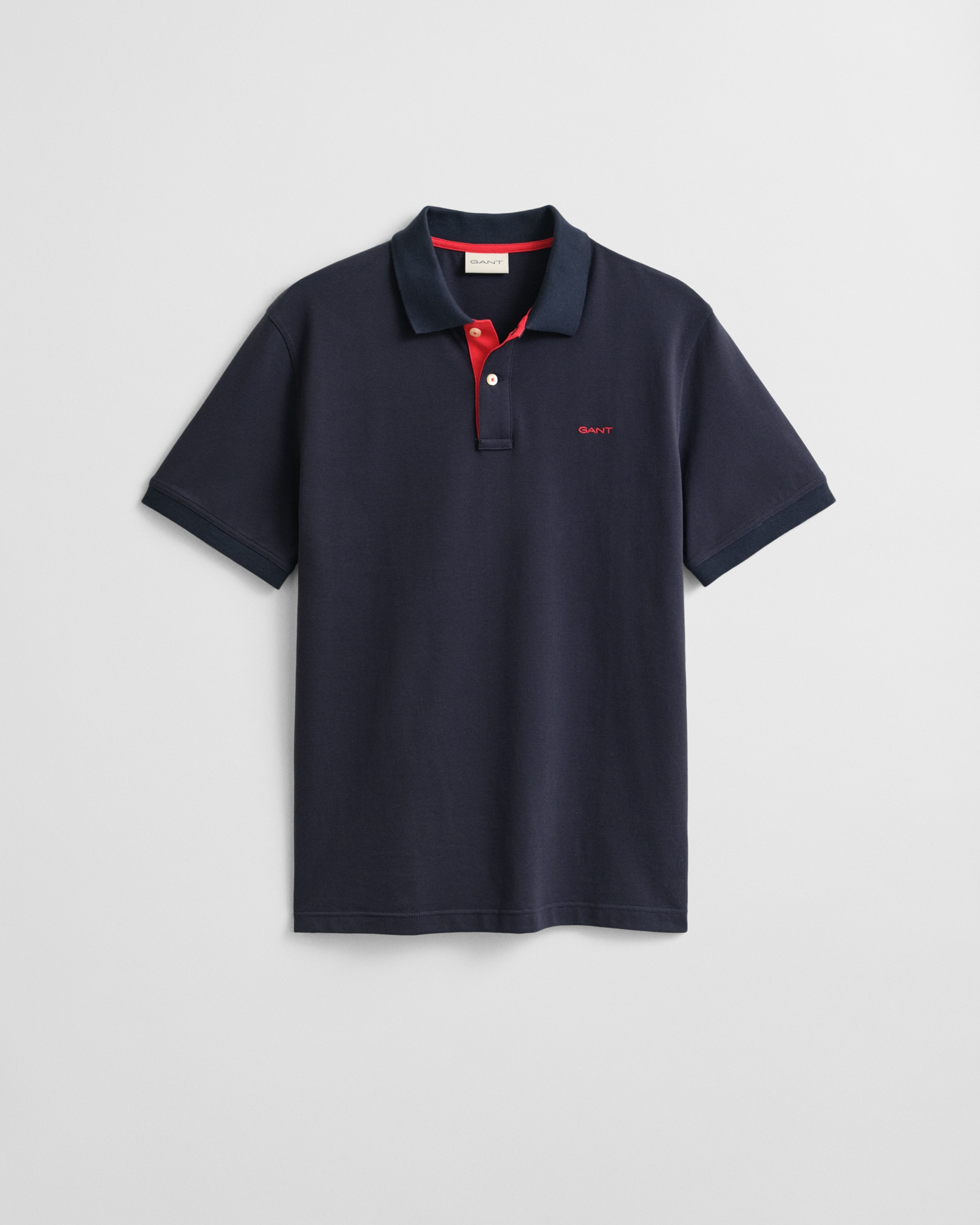Gant Poloshirt »REG CONTRAST PIQUE SS RUGGER«, mit kontrastfarbenen Einsätzen