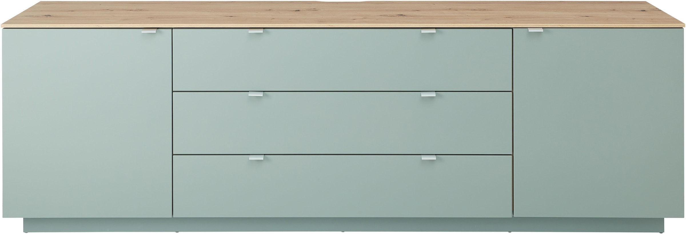 Innostyle TV-Schrank »Core, TV Sideboard Stellmaß B/H/T 240x77x44 cm«, (1 St.), TV Sideboard mit 2 Holztüren und 3 Schubkästen mit Doppelzarge