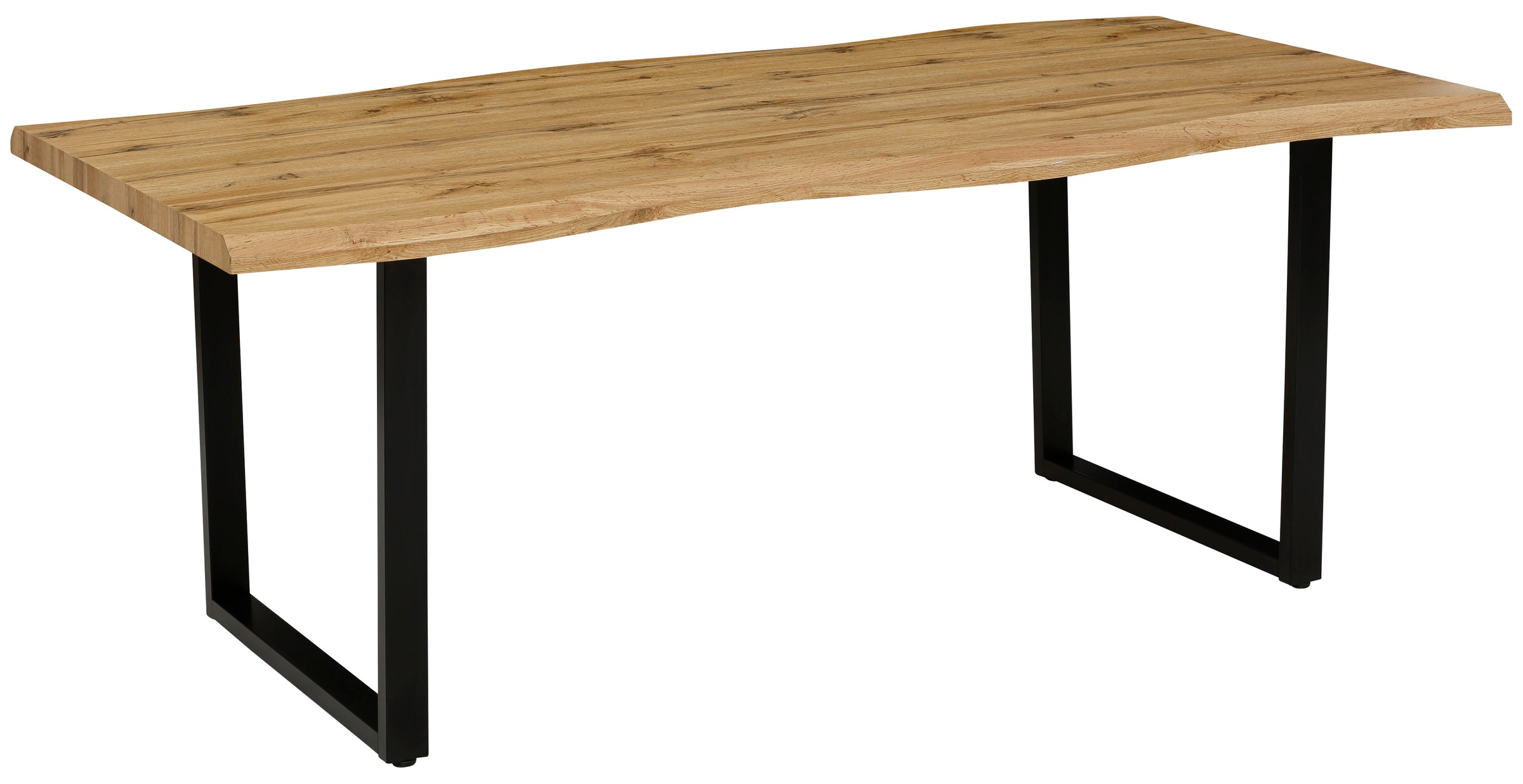 Thumbnail - HELA Esstisch "GISELLE Baumkantentisch, Küchentisch, TOPSELLER OTTOs Choice" Kufengestell Metall, Industrial Design, 140...